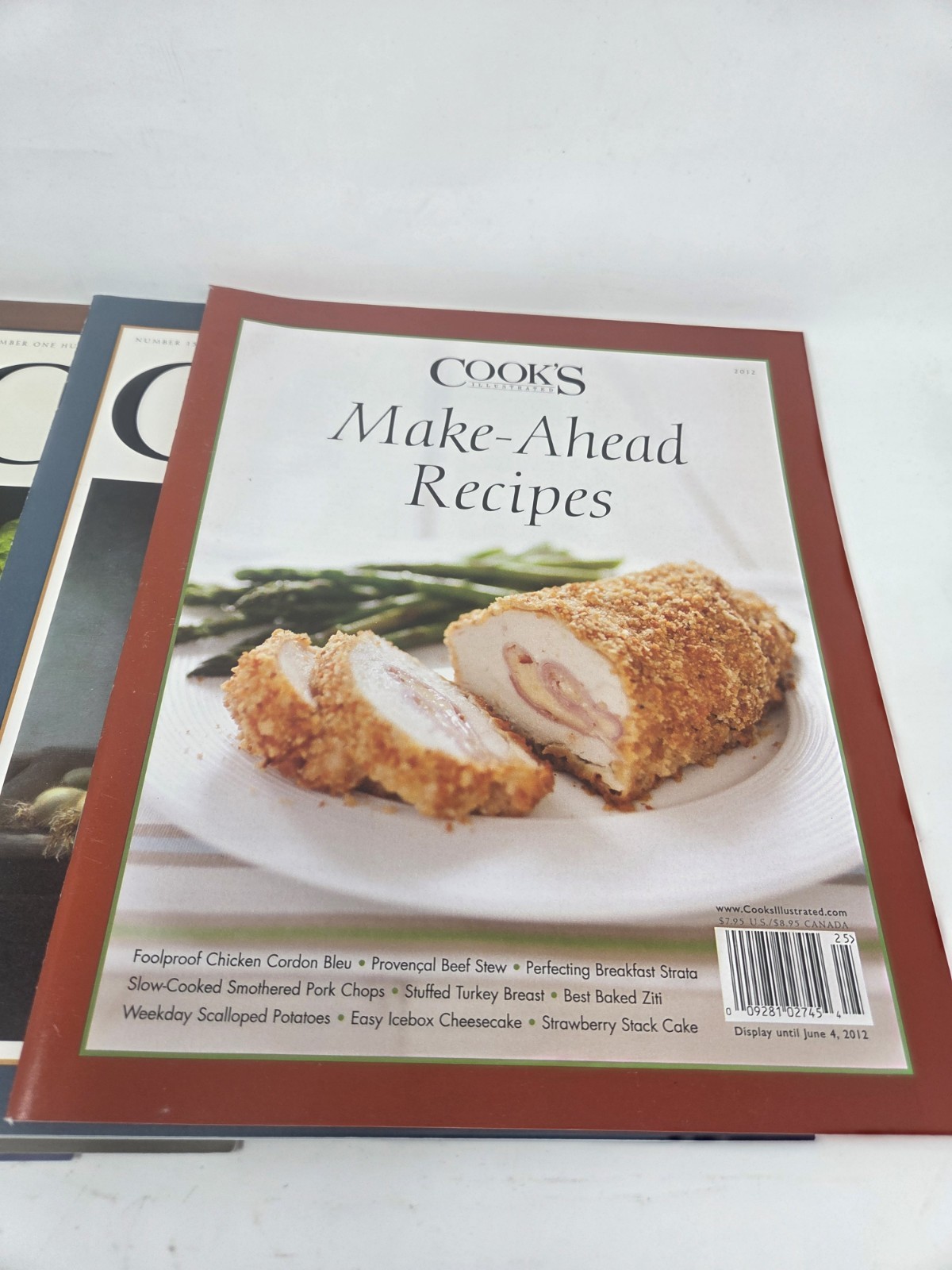 Cook’s Illustrated Magazine Lot of 20 Cooking Recipes -Lot G