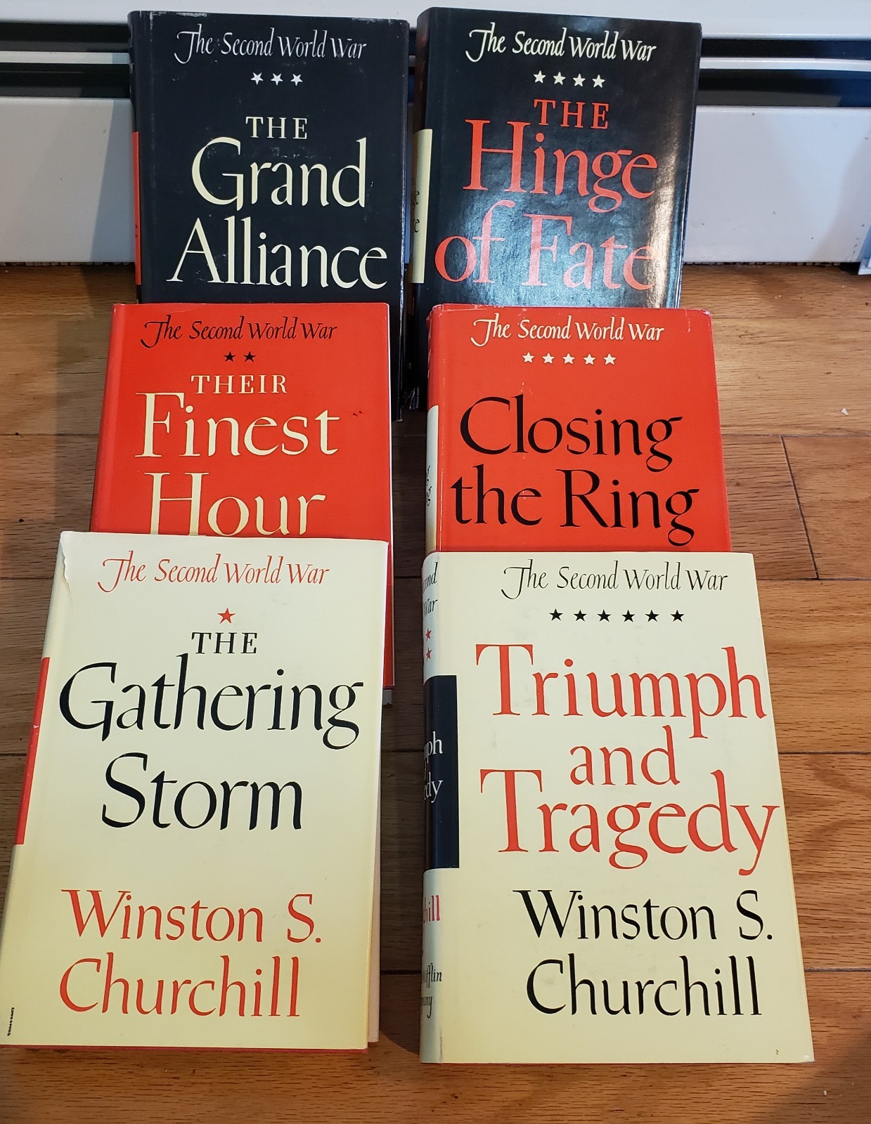 Winston Churchill – Second World War – 6 Vol. Hard Cover w/ Dust Jackets (BCE)