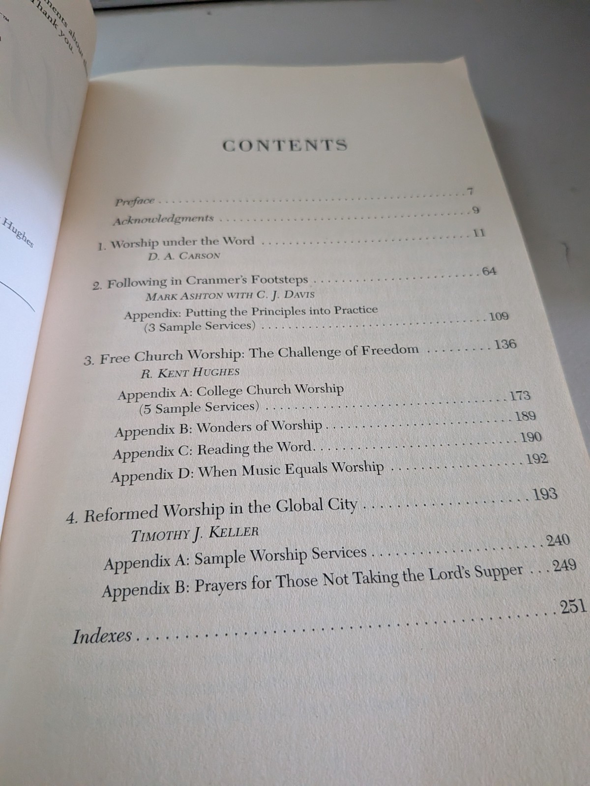 Worship by the Book by Carson, Ashton, Hughes, Keller, Zondervan, PB, V Good