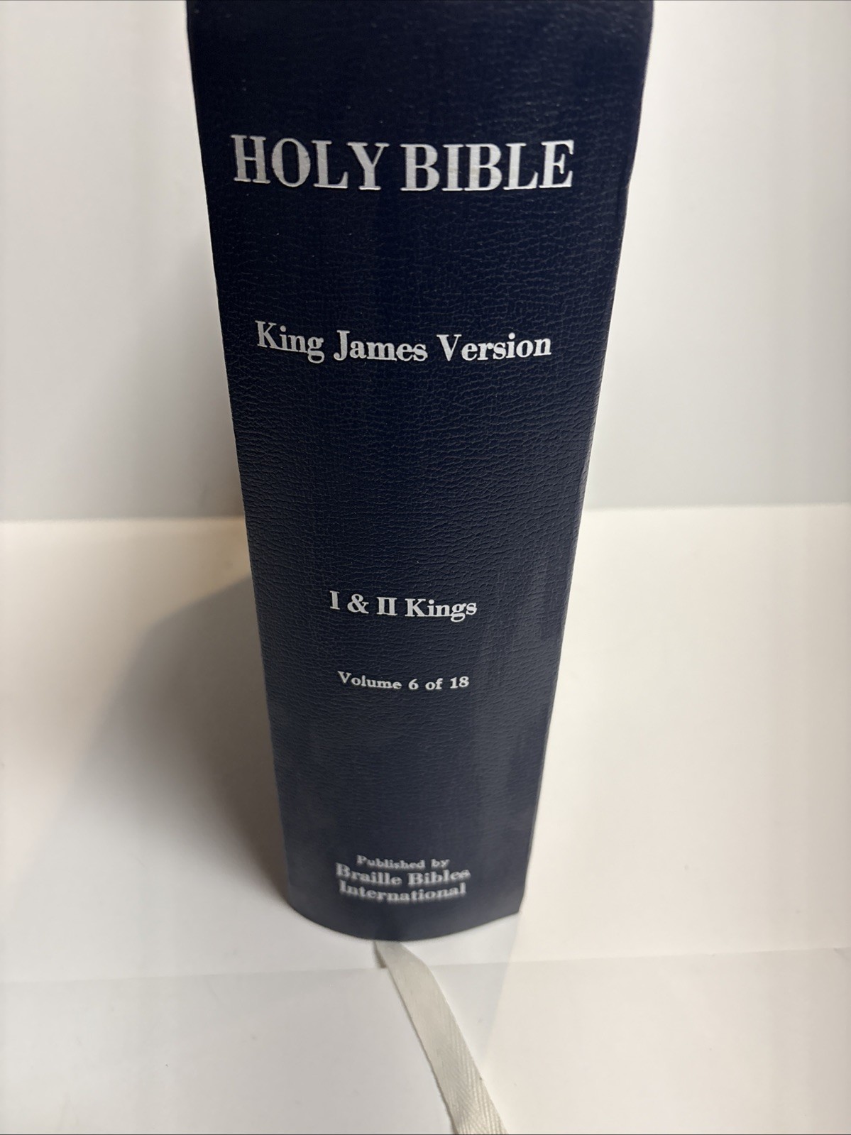 Braille Holy Bible – King James Version- Vol 6 1 & 2nd Kings