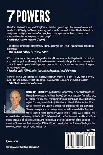 7 Powers: The Foundations of Business Strategy by Hamilton Helmer