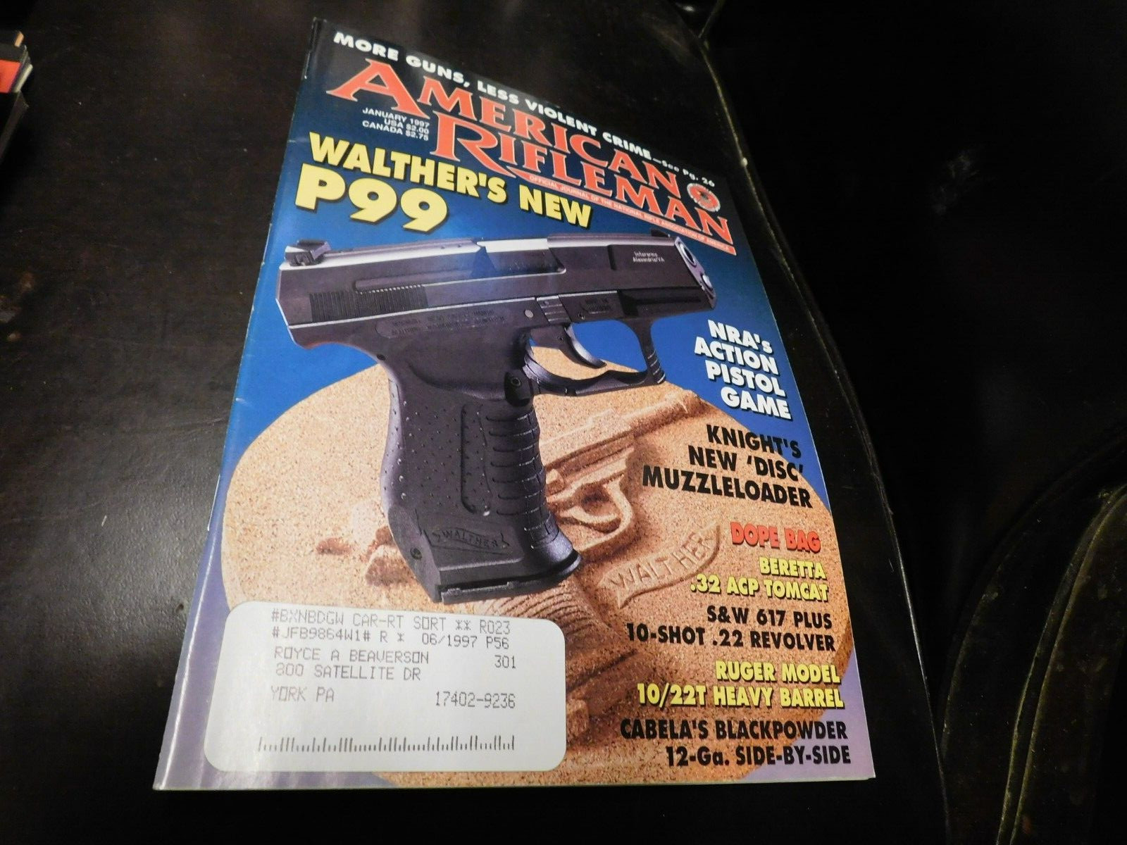 American Rifleman Magazine 1997 January
