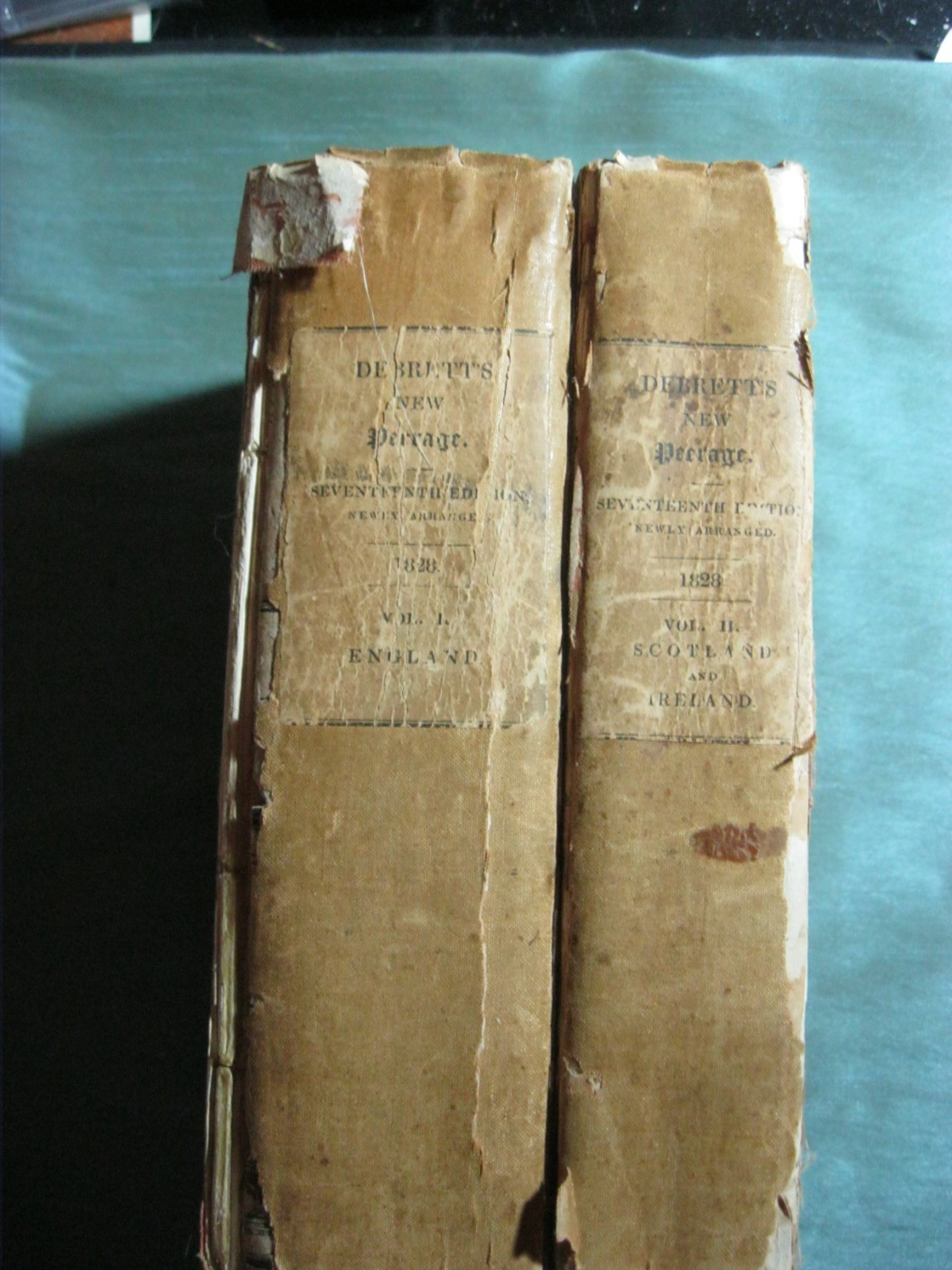 Debrett’s Peerage of the United Kingdom Vol. I and II, 1828
