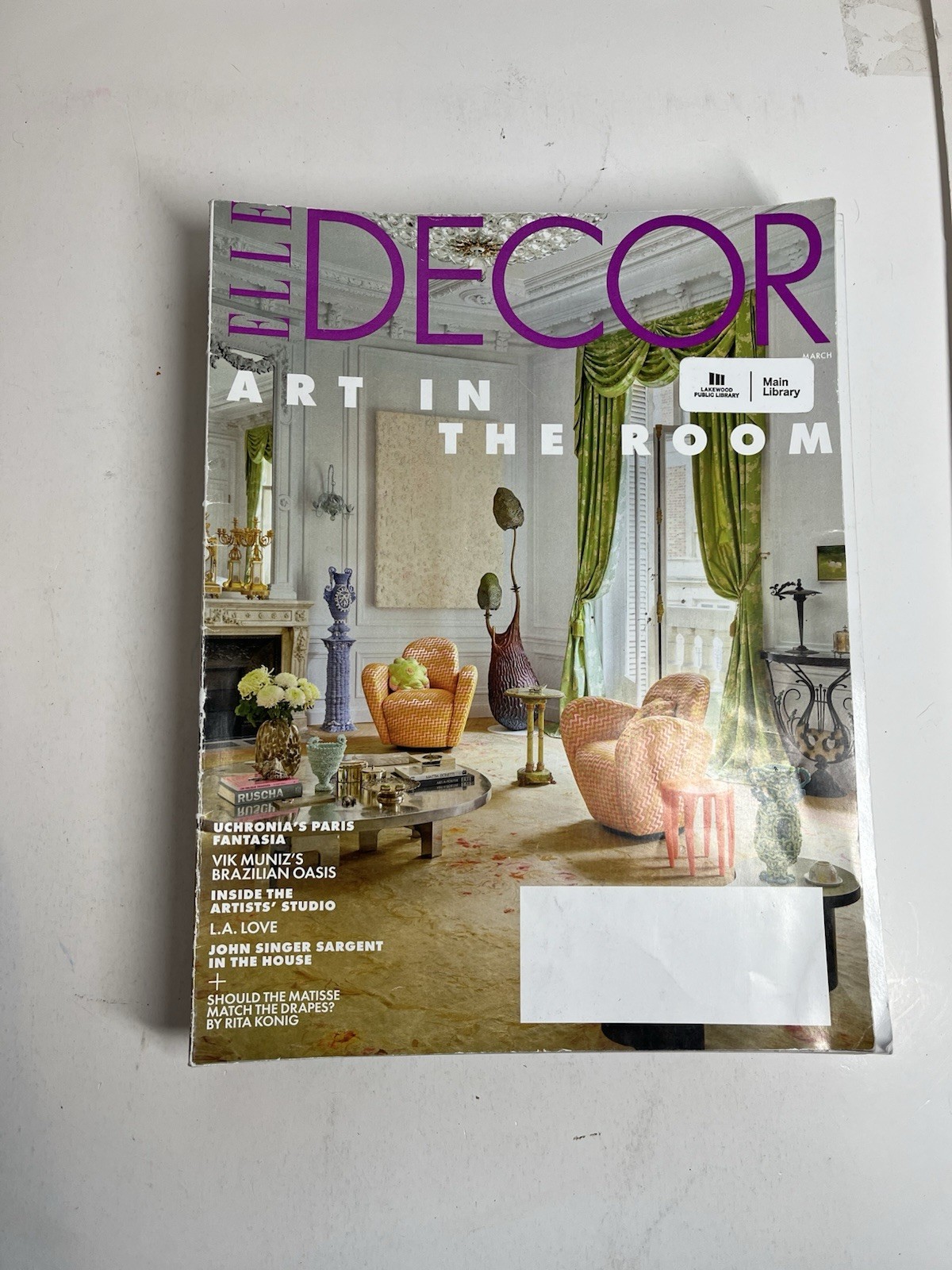 ELLE DECOR Veranda Dwell AD Magazines Lot of 8 Issues Ex-Library 2025