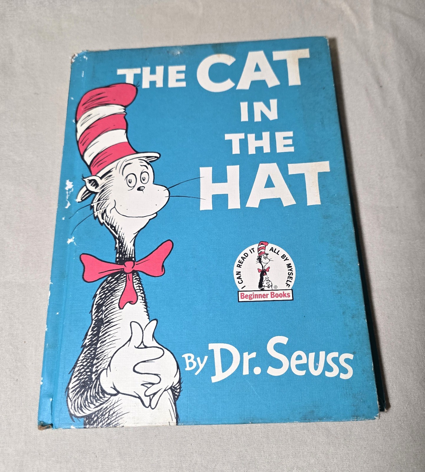 Vintage The Cat In The Hat Dr. Seuss 1957 Book Club Edition Random House