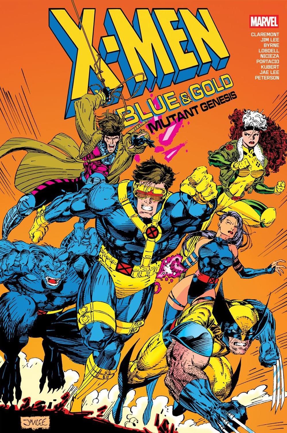 X-Men: Blue & Gold – Mutant Genesis Omnibus by Chris Claremont Hardcover Book