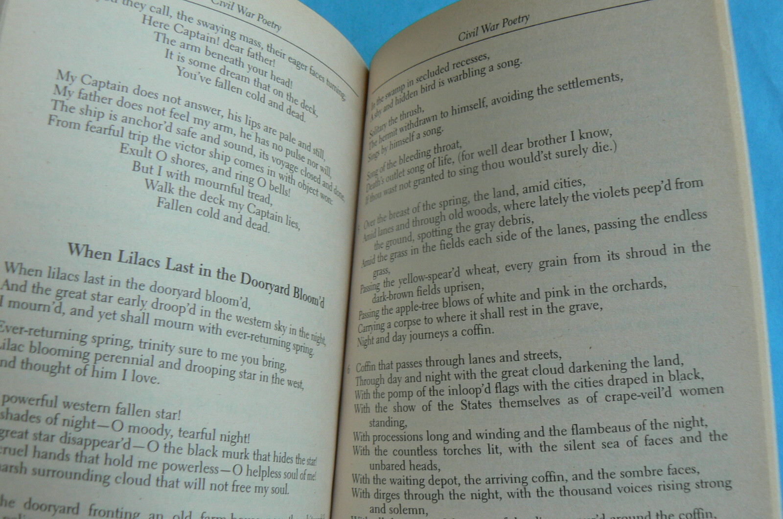Civil War Poetry – An Anthology,Edited by Paul Negri,unabridged LN Dover