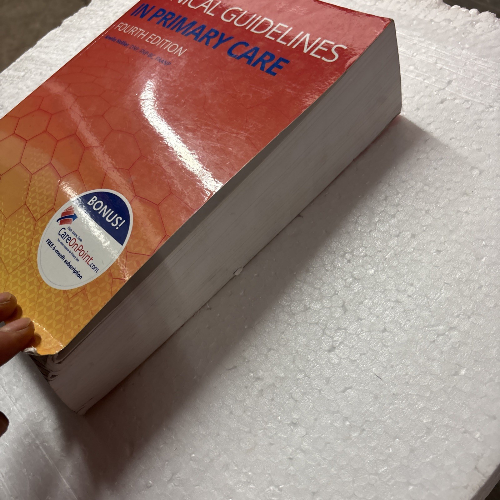 Clinical Guidelines In Primary Care, 4th Edition, Amelie Hollier, Paperbak, Good