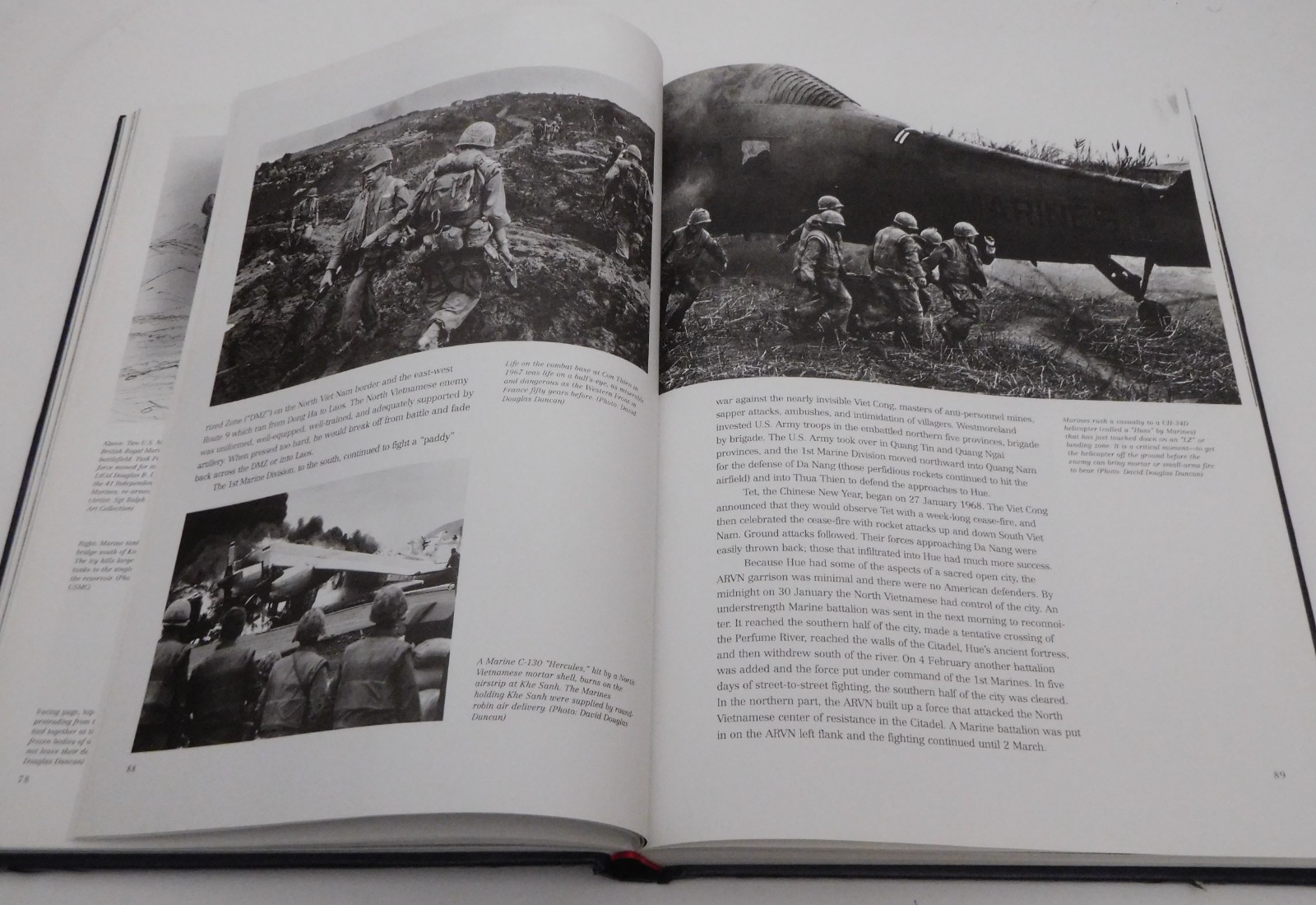 The Marines Hardcover Coffee Table Book USMC History 359 Pages Oversized