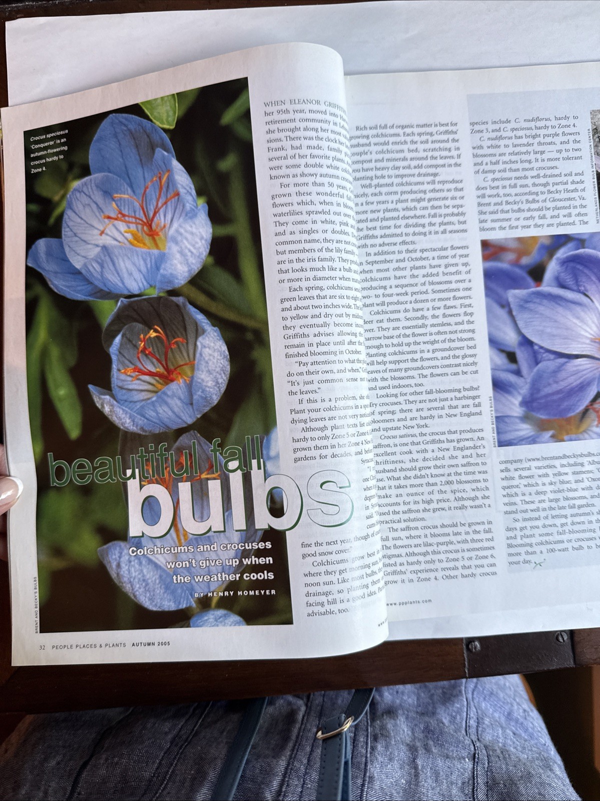 PEOPLE PLACES PLANTS – New England & New York Garden Magazine Autumn 2005 112 Pg