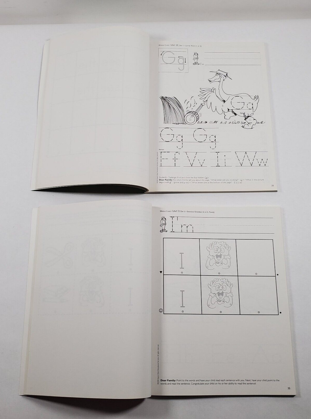 Read Well Level K My Activity Books 1-3 Sopris West Voyager Cambium Homeschool