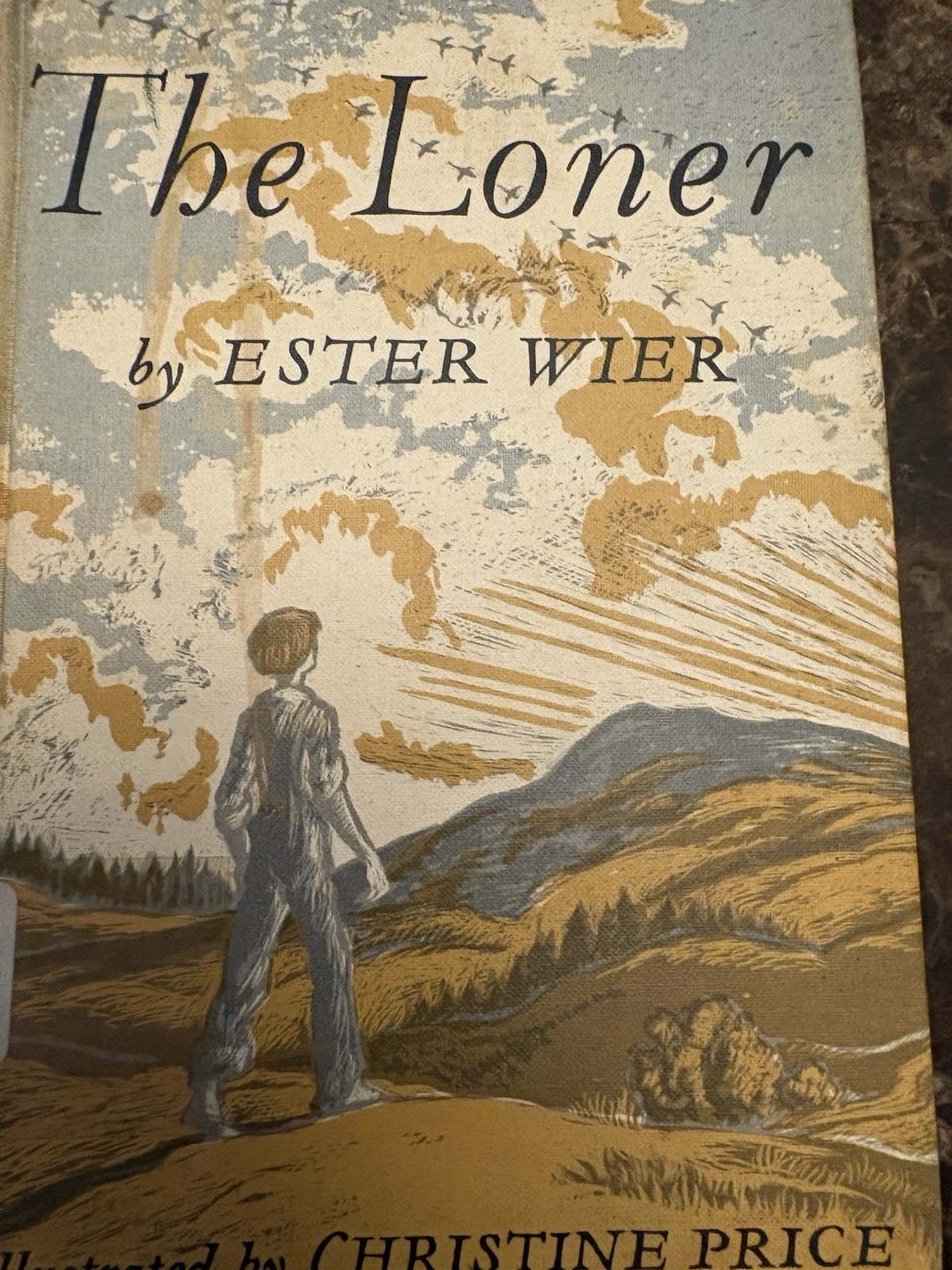 The Loner by Ester Wier (Good, 1965, HC, 153 pages, David McKay Company, Inc.)