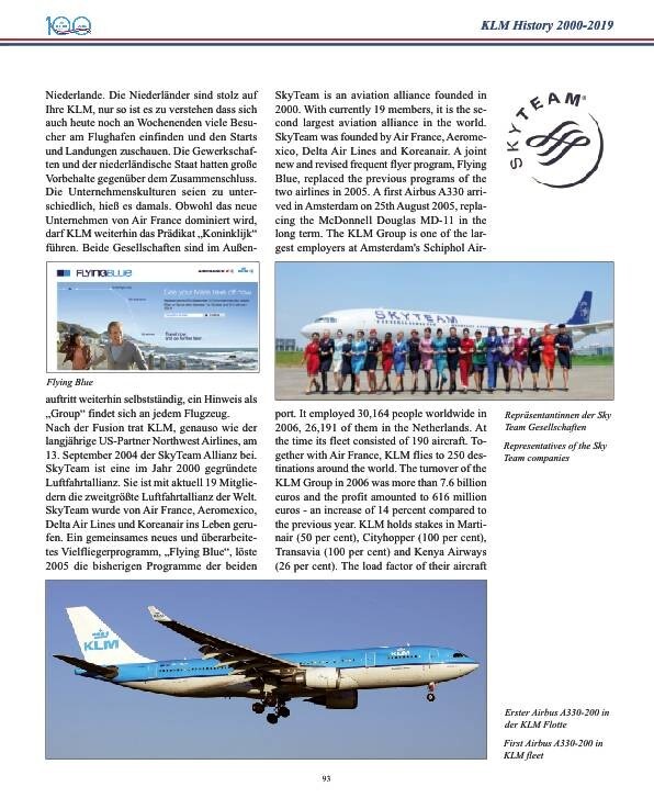 New! KLM Royal Dutch Airlines “1919 – 2019” 100th Anniversary Book (Hardcover)