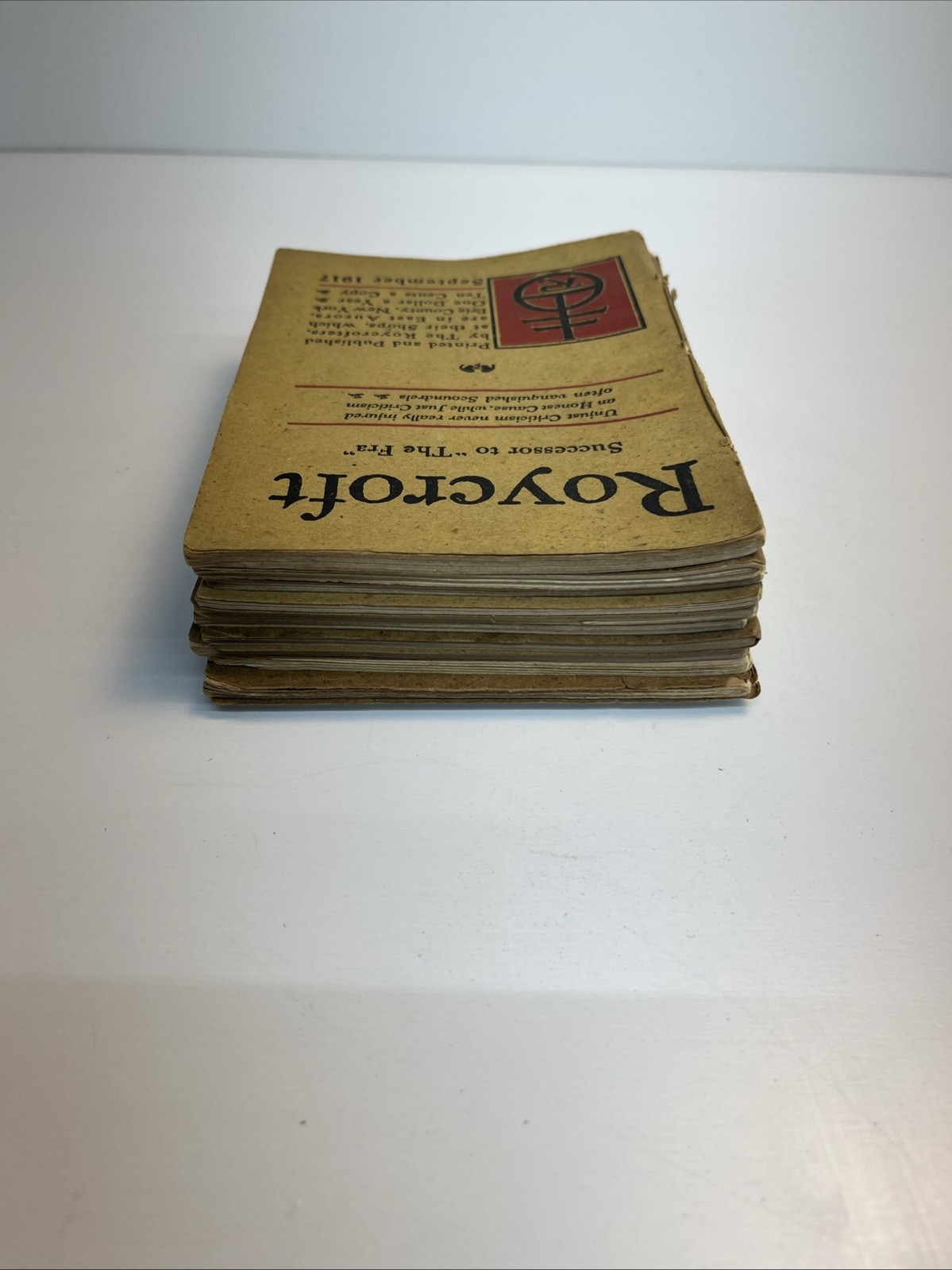 Vintage Roycraft Pocket Magazines 1916-1919 Lot of 11 Issues