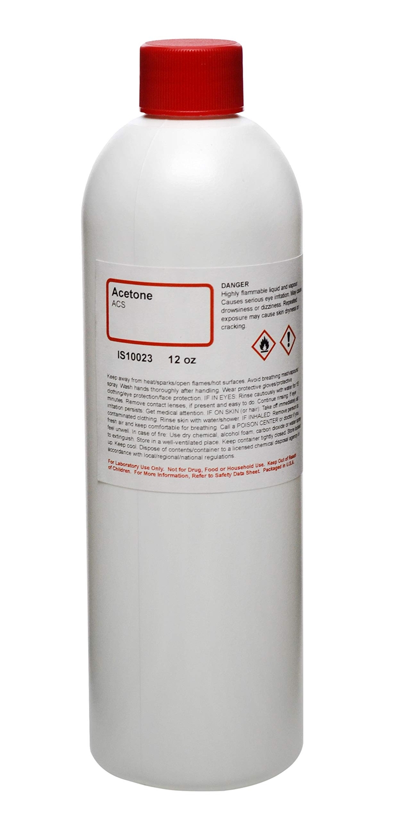 Acetone Anhydrous – Premium ACS Grade 12oz – The Curated Chemical Collection