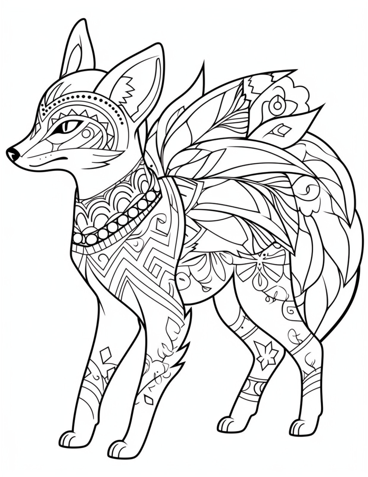 animal mandalas coloring bookfun fo all ages