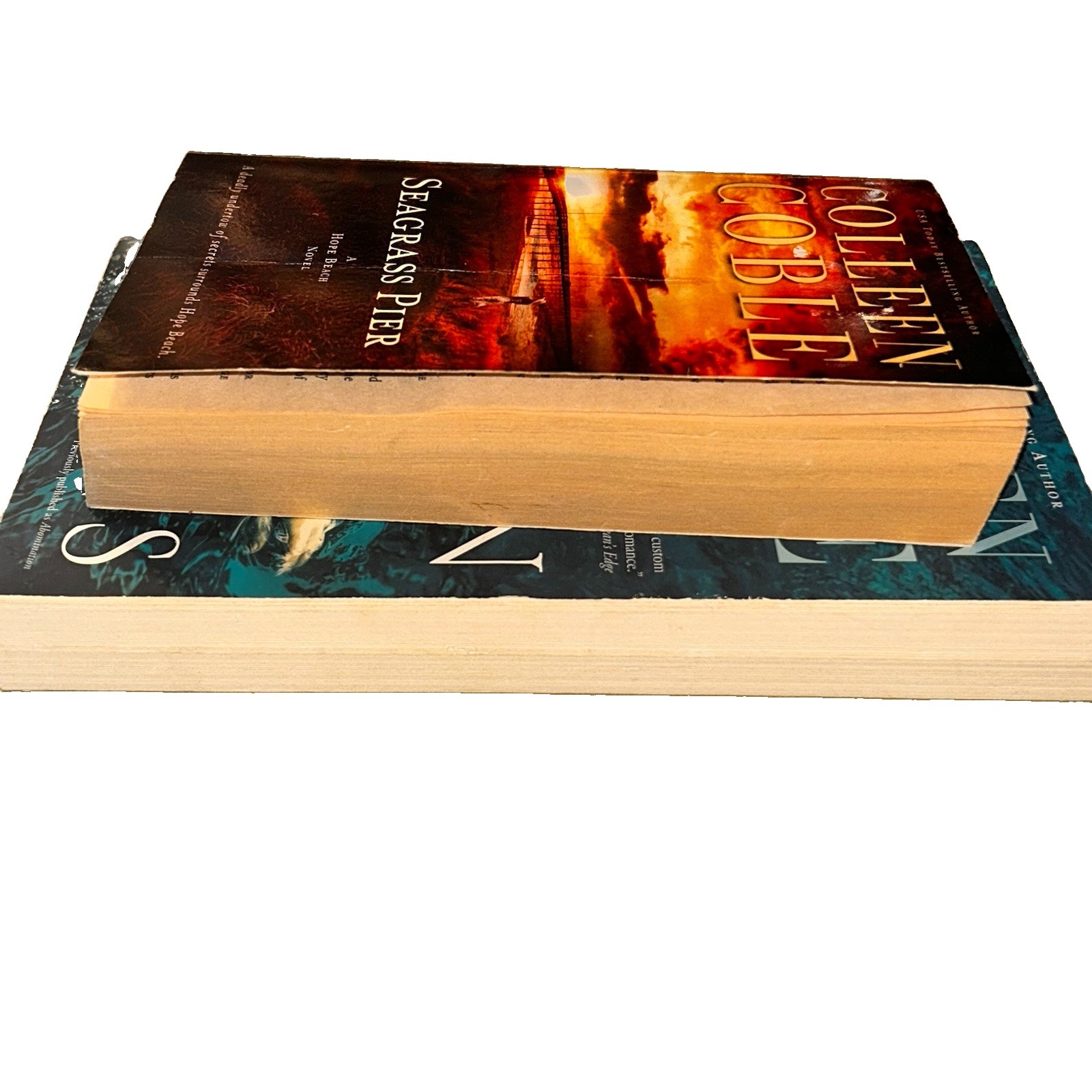 2 Colleen Coble Books Paperback Fiction Mystery Romance Christian Book