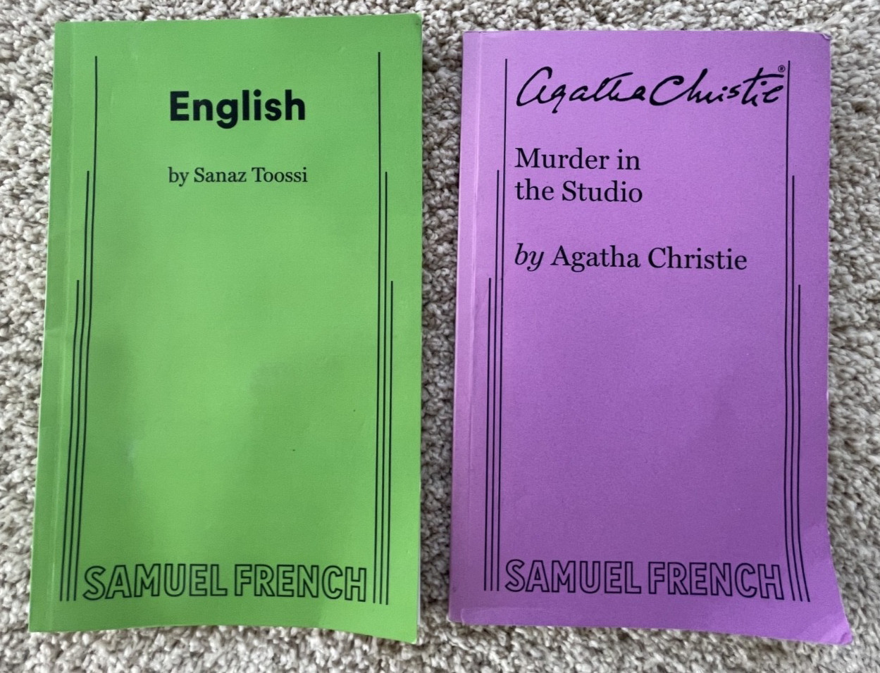 Collection of 25 Samuel French/Concord Theatrical Plays