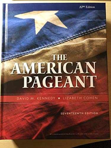 The American Pagent AP Edition, 17th – Hardcover, by Kennedy/Cohen – Very Good d