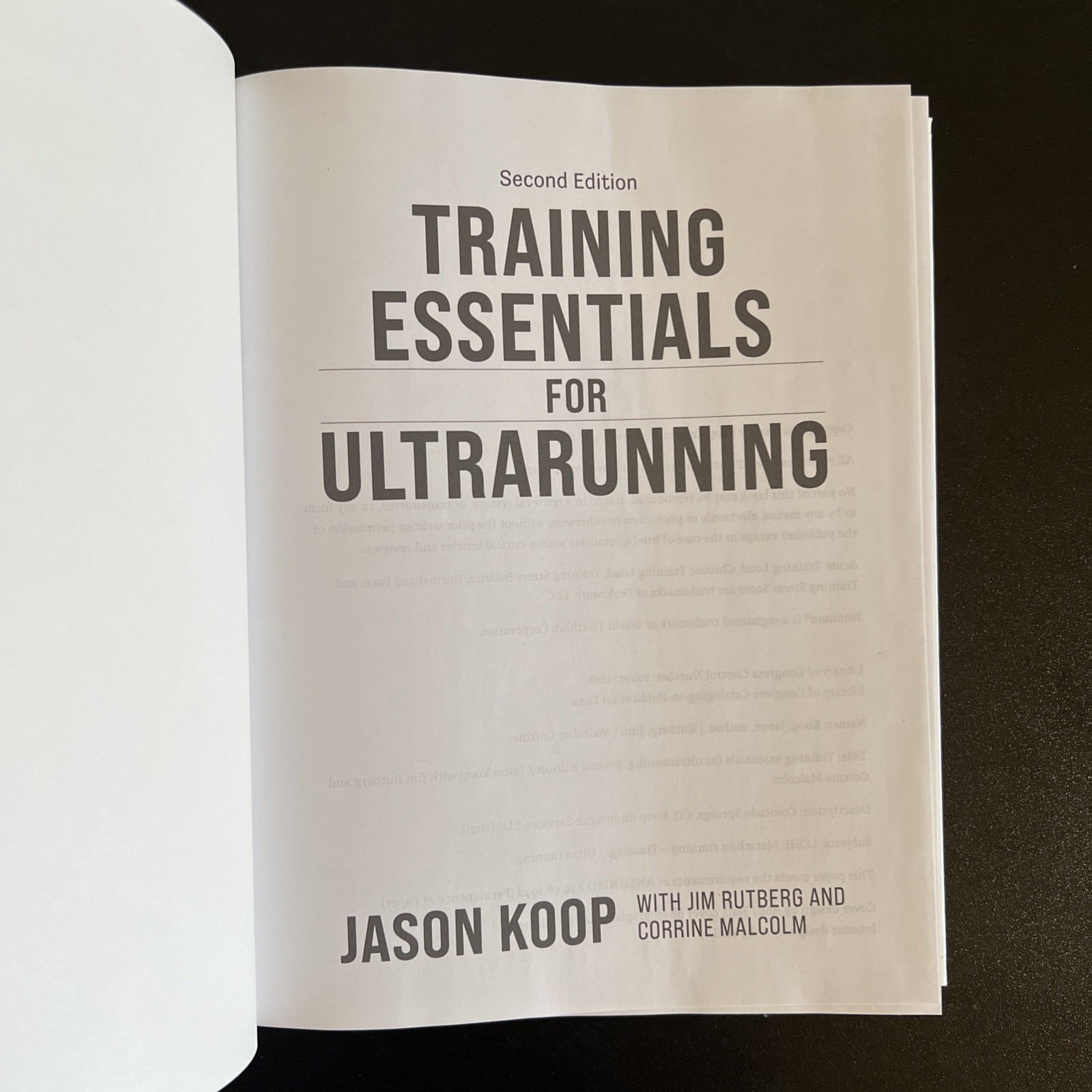 Training Essentials for Ultrarunning – Second Edition (Hardcover) NEW