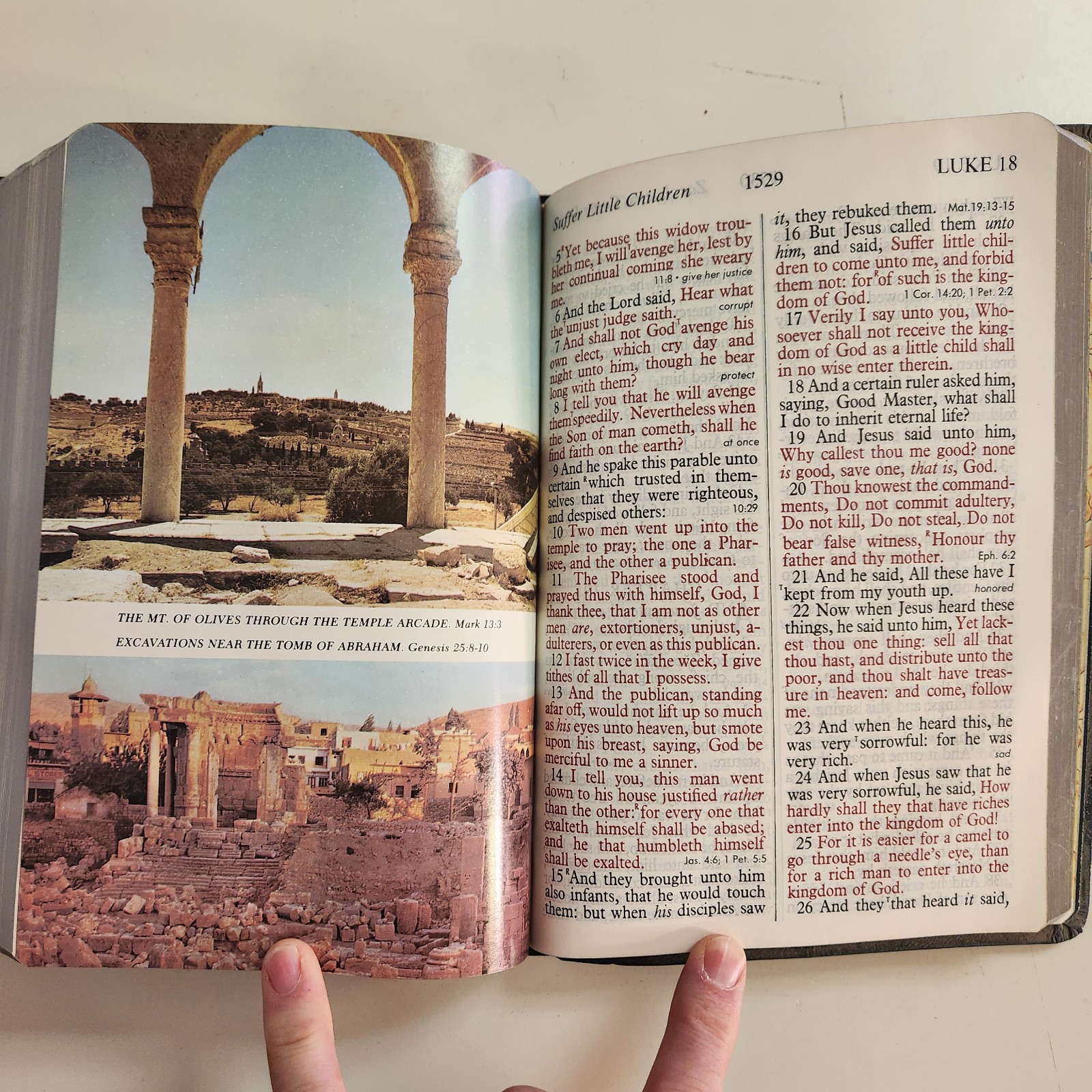 Holy Bible KJV Giant Print Red Letter Reference Concordance 1976 Regency