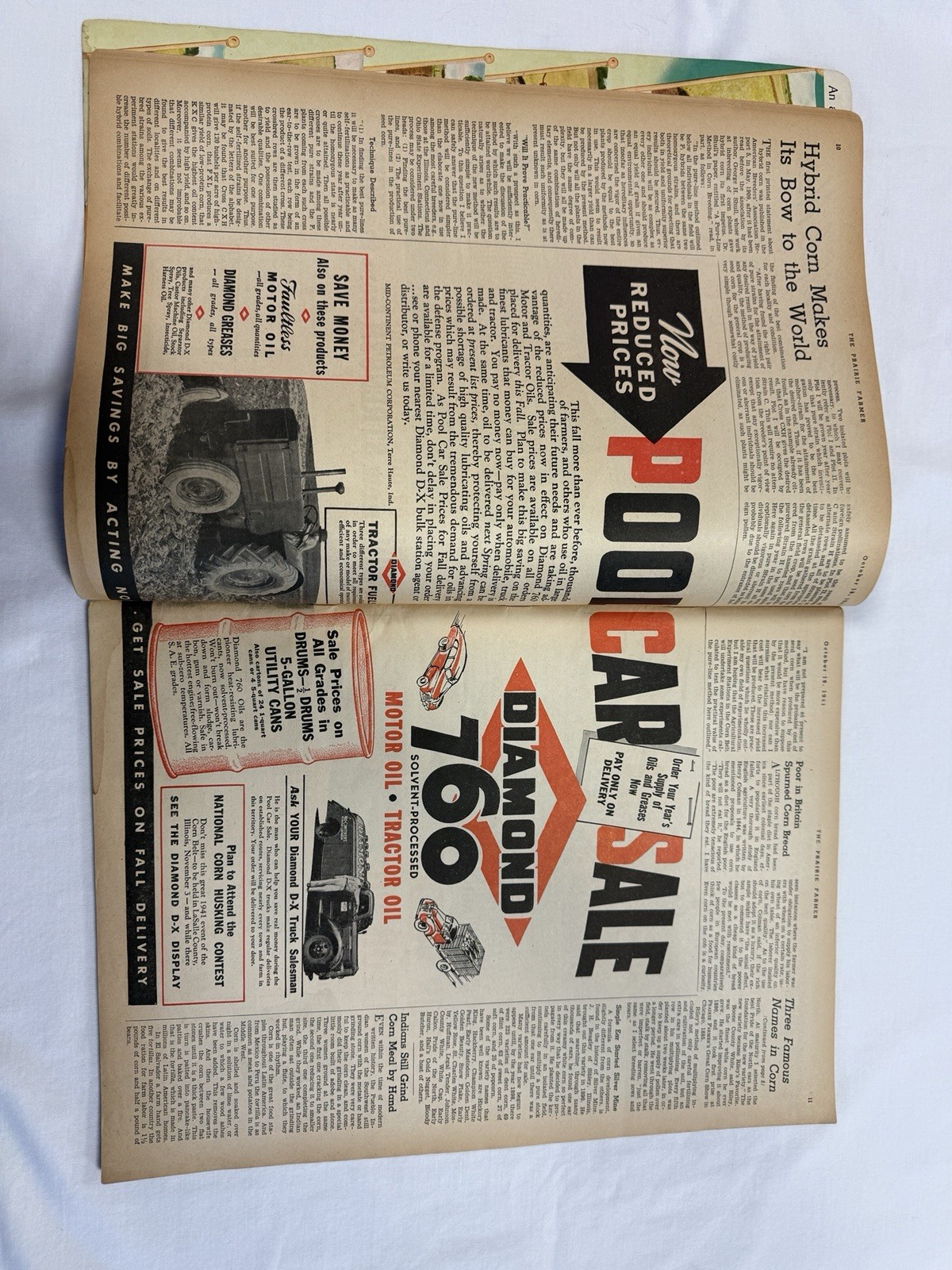 The Prairie Farmer October 18th 1941 Centennial Corn Number