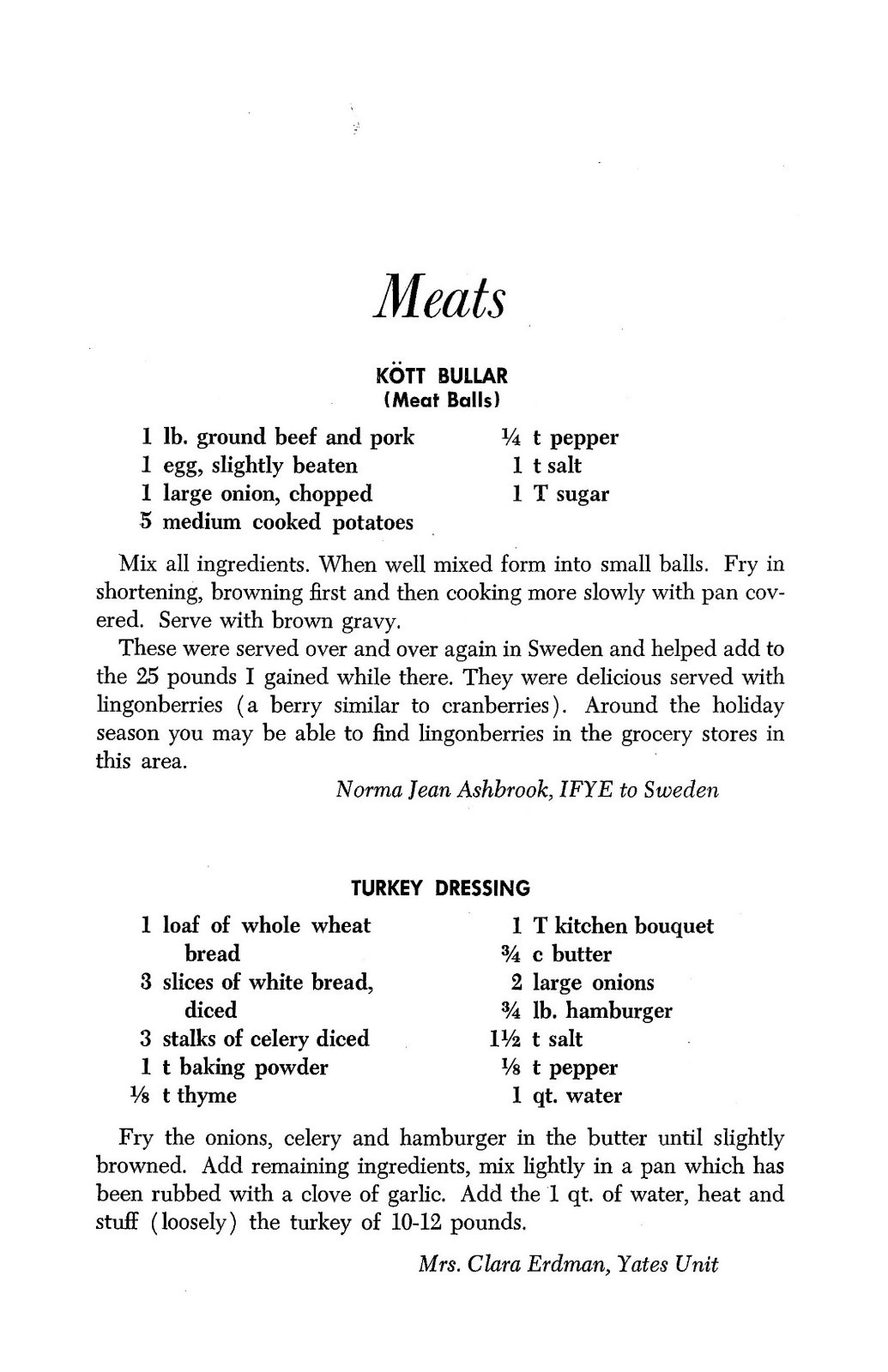 1955 Christmas Cook Book 69 Pages
