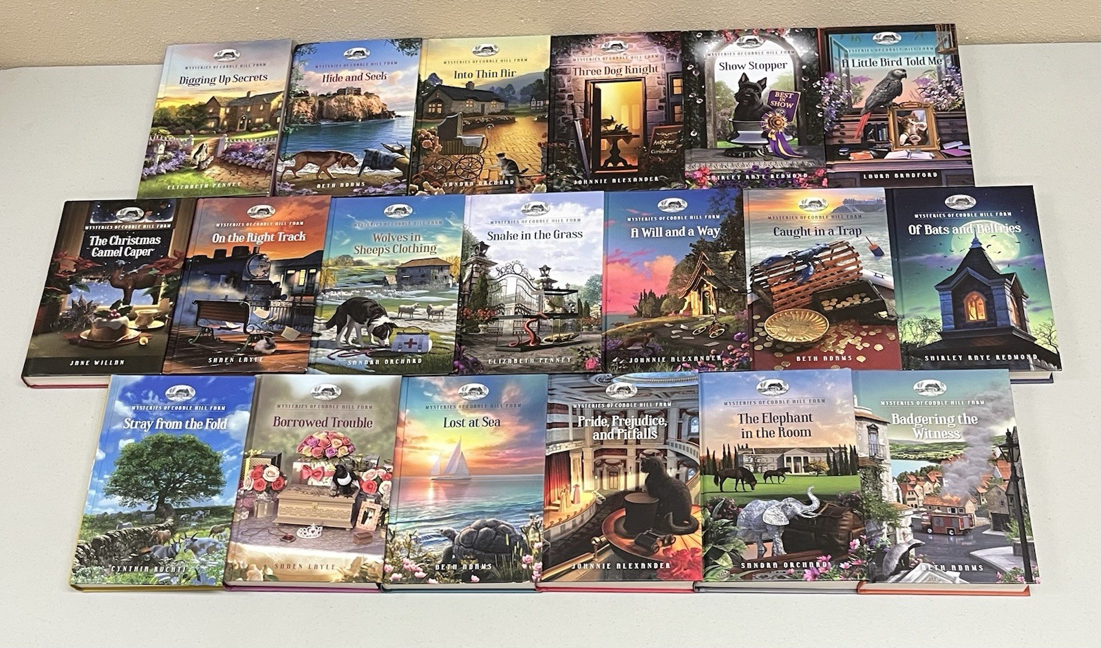 Guideposts Mysteries of Cobble Hill Farm Series Hardcover Book Lot of 19 Nice