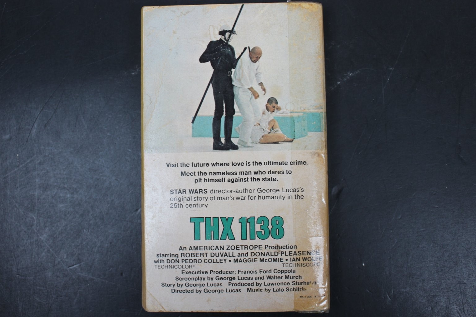 THX 1138 Ben Bova 1978 Reissue Science Fiction George Lucas Warner Books PB