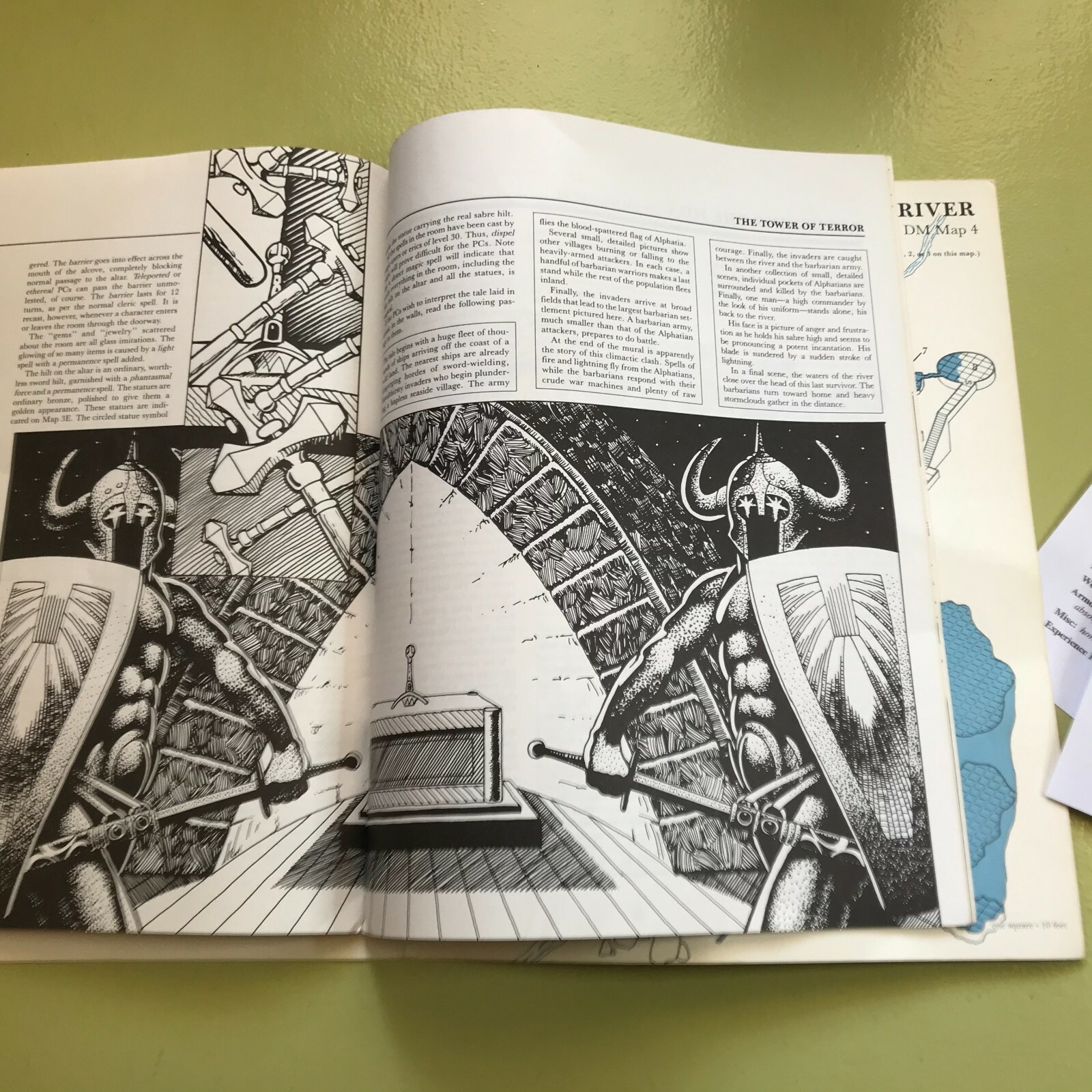 CM3 Sabre River Module Dungeons & Dragons AD&D D&D 9119 1984 niles & nesmith !