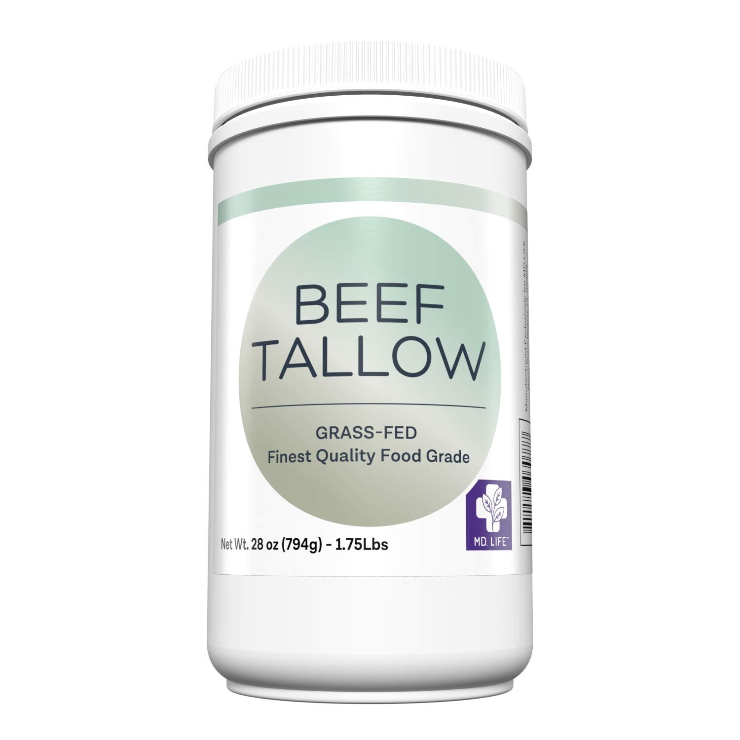 Nourishing Food-Grade Grass-Fed Beef Tallow – 28 oz Cooking Oil Replacement
