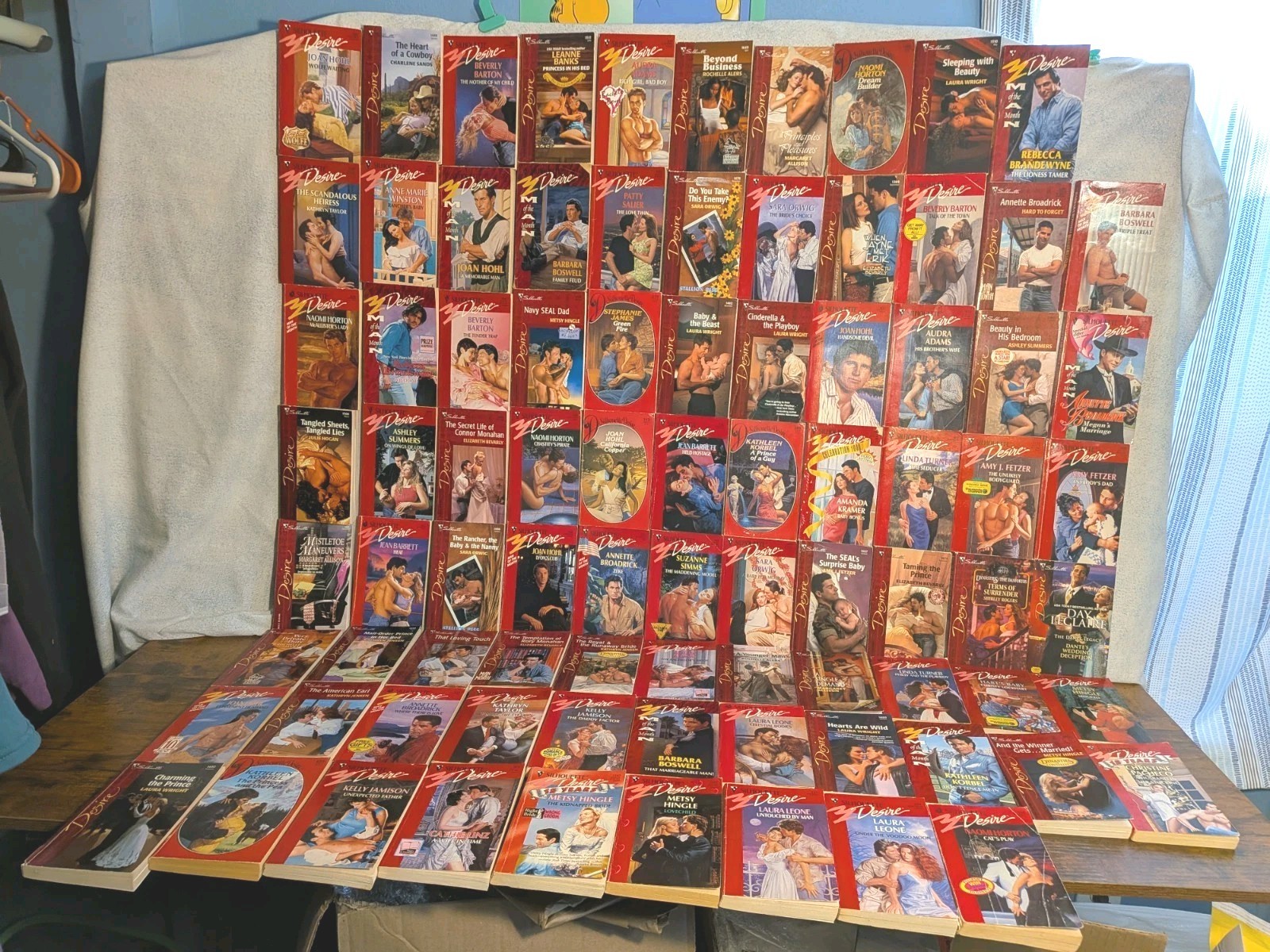 Romance Books: Silhouette Desire Huge Book Lot Of 85 Paperbacks Various Authors
