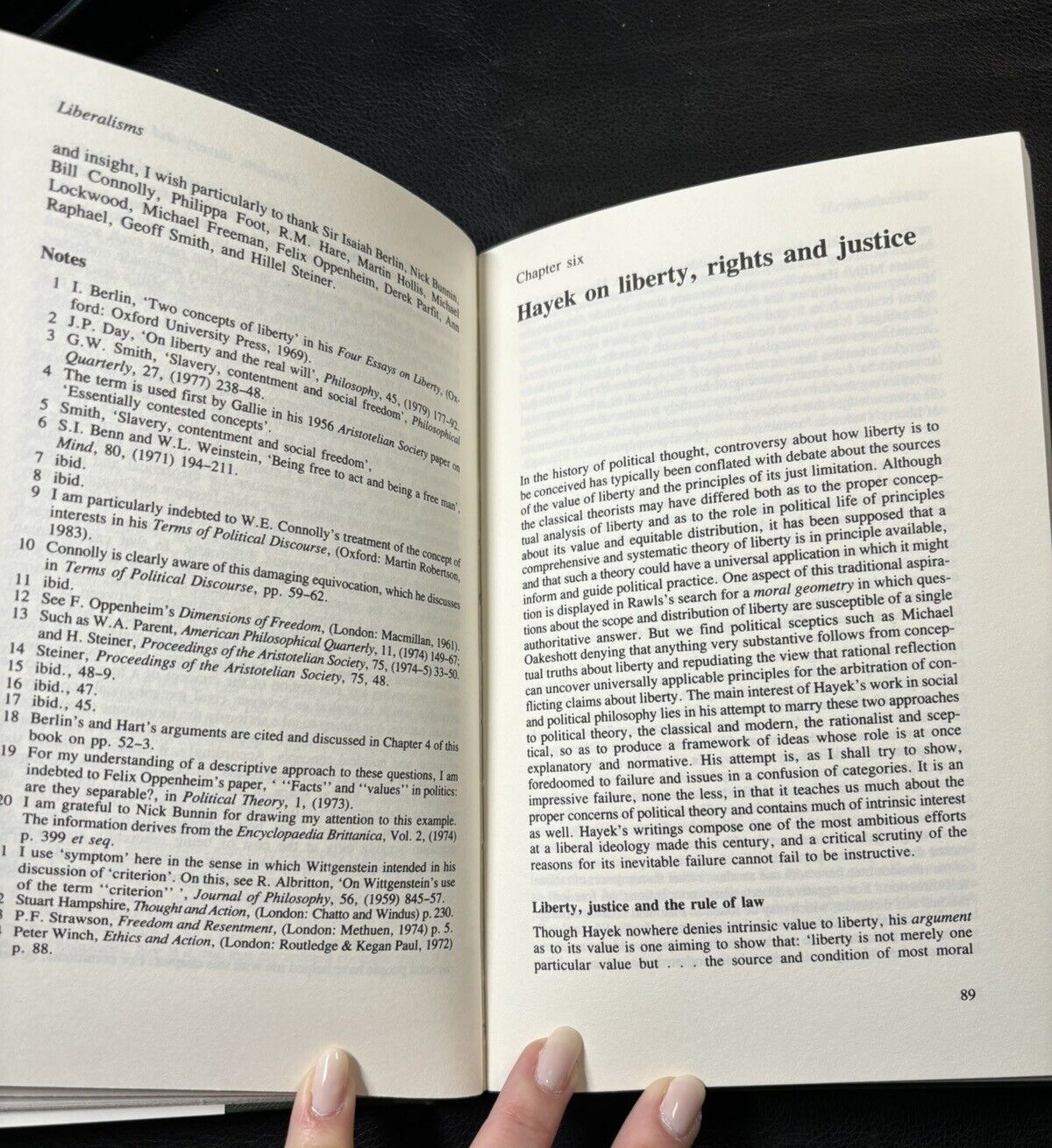 Liberalisms: Essays in Political Philosophy, Gray, John