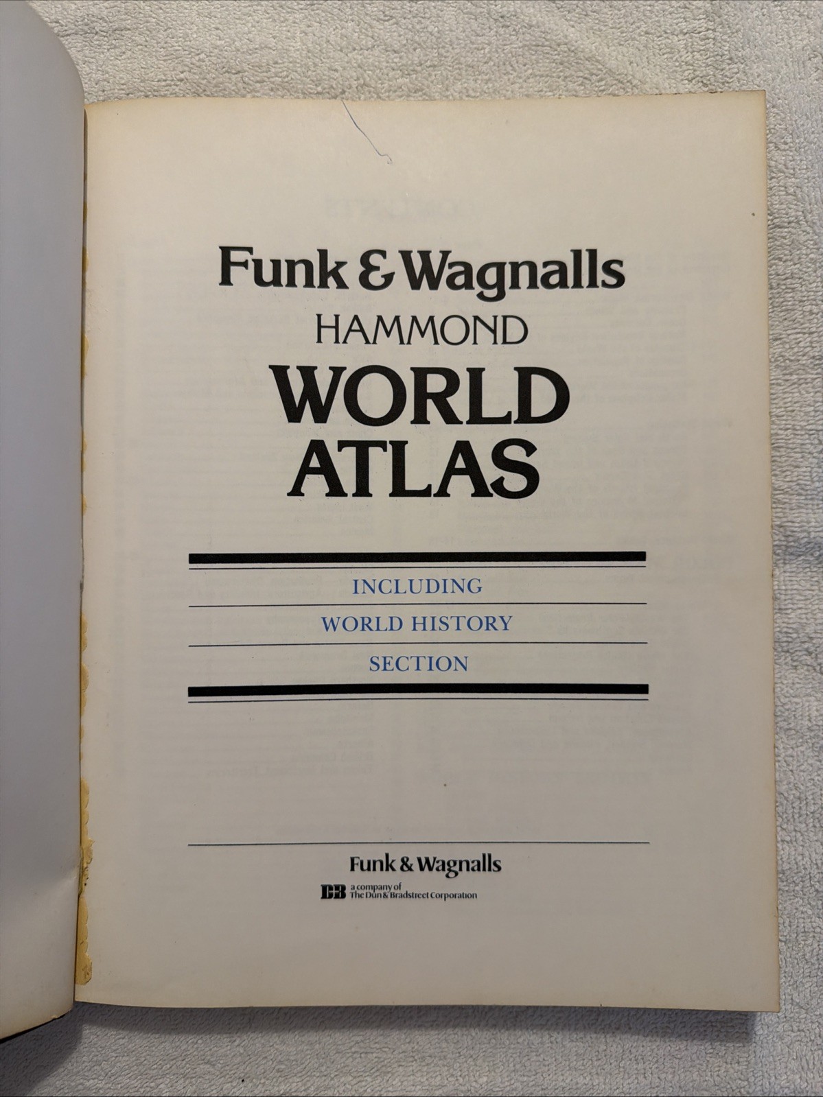 Vintage Funk and Wagnalls Hammond World Atlas Color Maps World History 1981 🔥