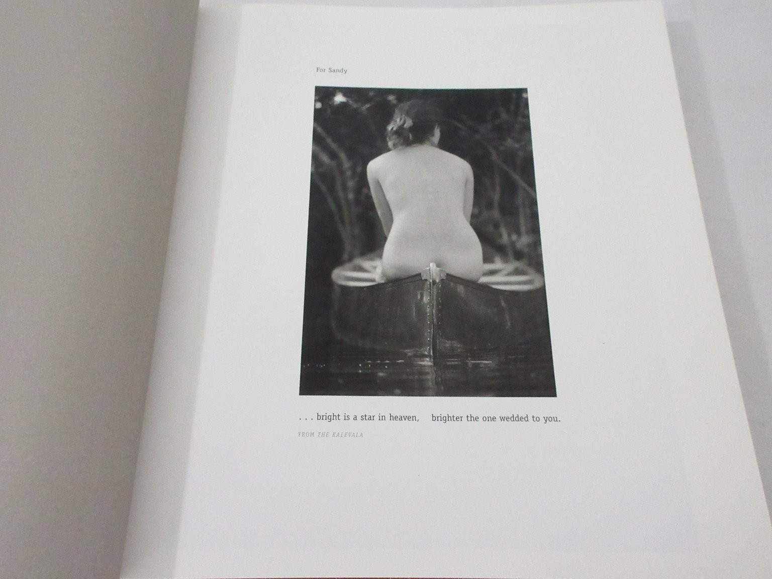 Saga Arno Rafael Minkkinen 2005 SIGNED First Edition Fine Art B&W Photo Book
