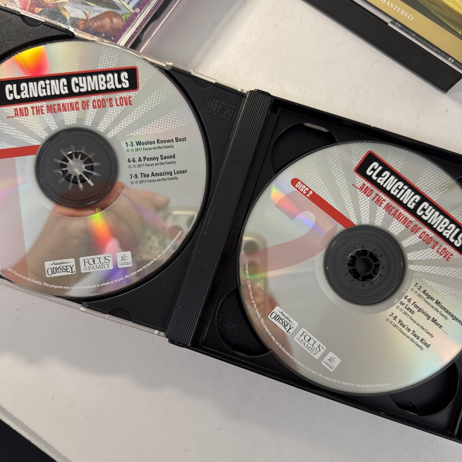 4 CD Sets (12 CDs)Adventures In Odyssey Focus On Family Audio Drama, 48 Episodes