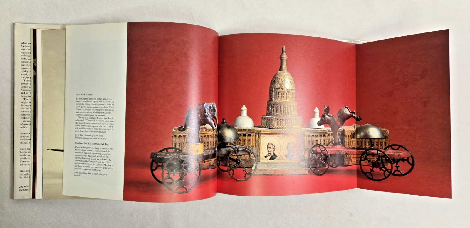 Beautiful Large Coffee Table Book “American Antique Toys” 282 Pages Near Mint