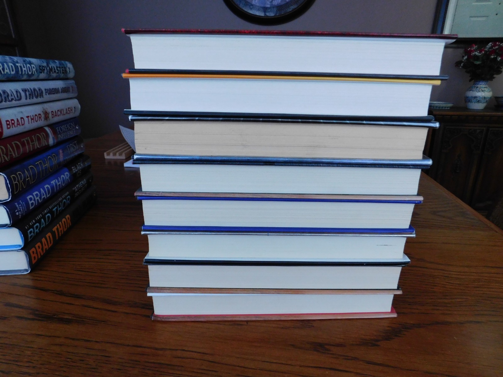 16 BRAD THOR Hardback Lot w/ Dust Covers DEAD FALL, RISING TIGER, More Thrillers
