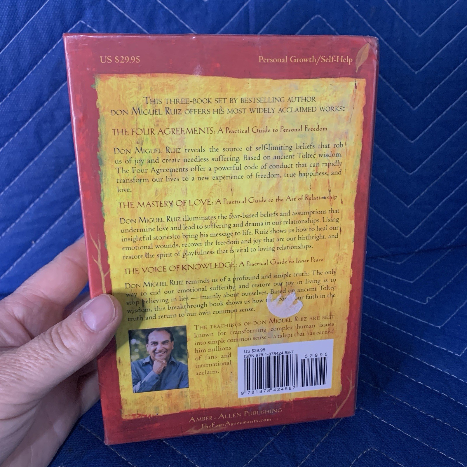 The Four Agreements Toltec Wisdom 3 Book Boxed Set Don Miguel Ruiz NEW SEALED