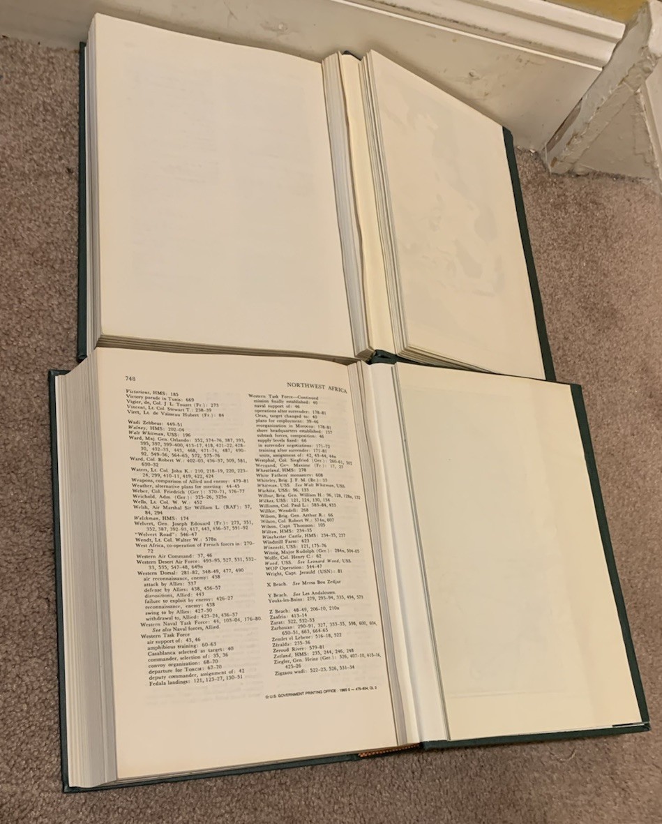 U.S. ARMY IN WORLD WAR II BOOK LOT MILITARY WAR BOOKS INCLUDING MAPS
