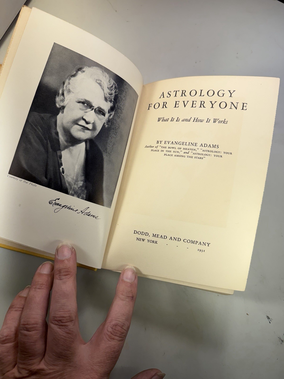 Astrology for Everyone – 1931 Hardcover – What It Is – Evangeline Adams