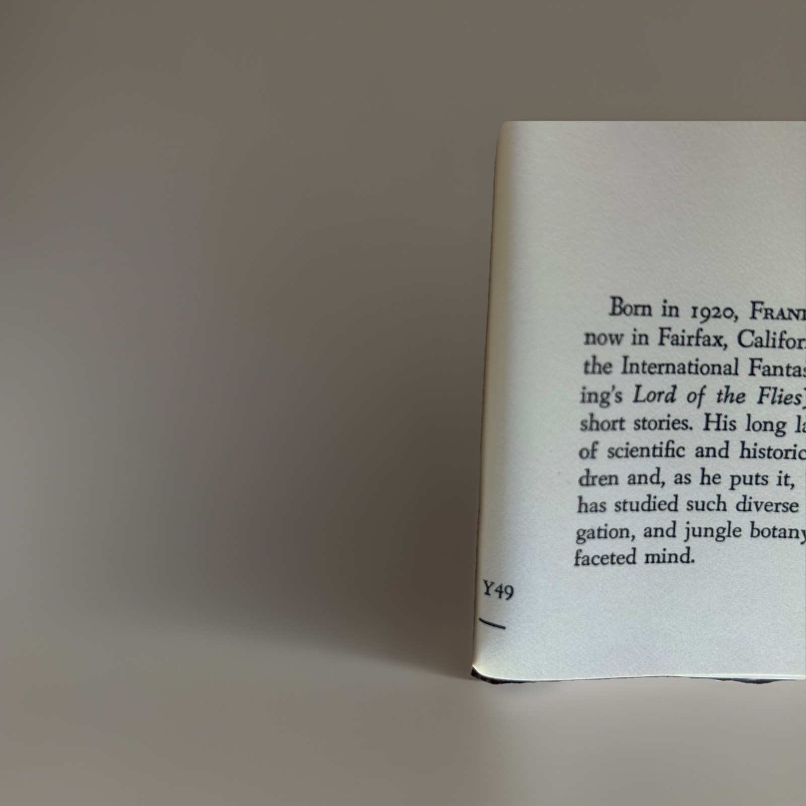 Dune by Frank Herbert 1965 BCE Book Club Edition Hardcover Gutter Code Y49