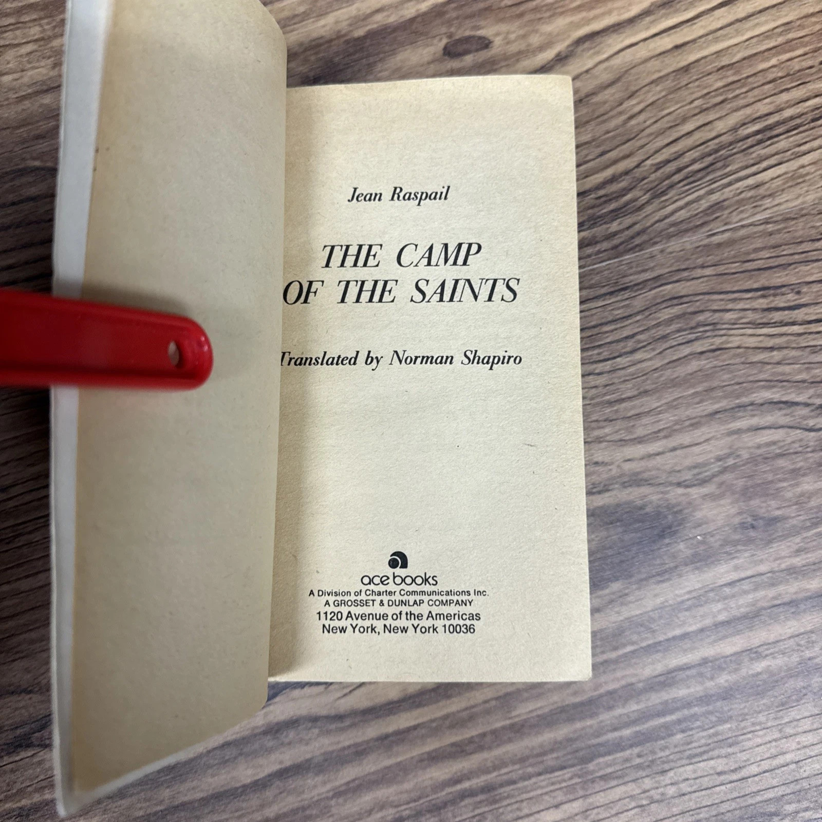 RARE Camp of the Saints by Jean Raspail Paperback 1977 – 1st First Ace Printing