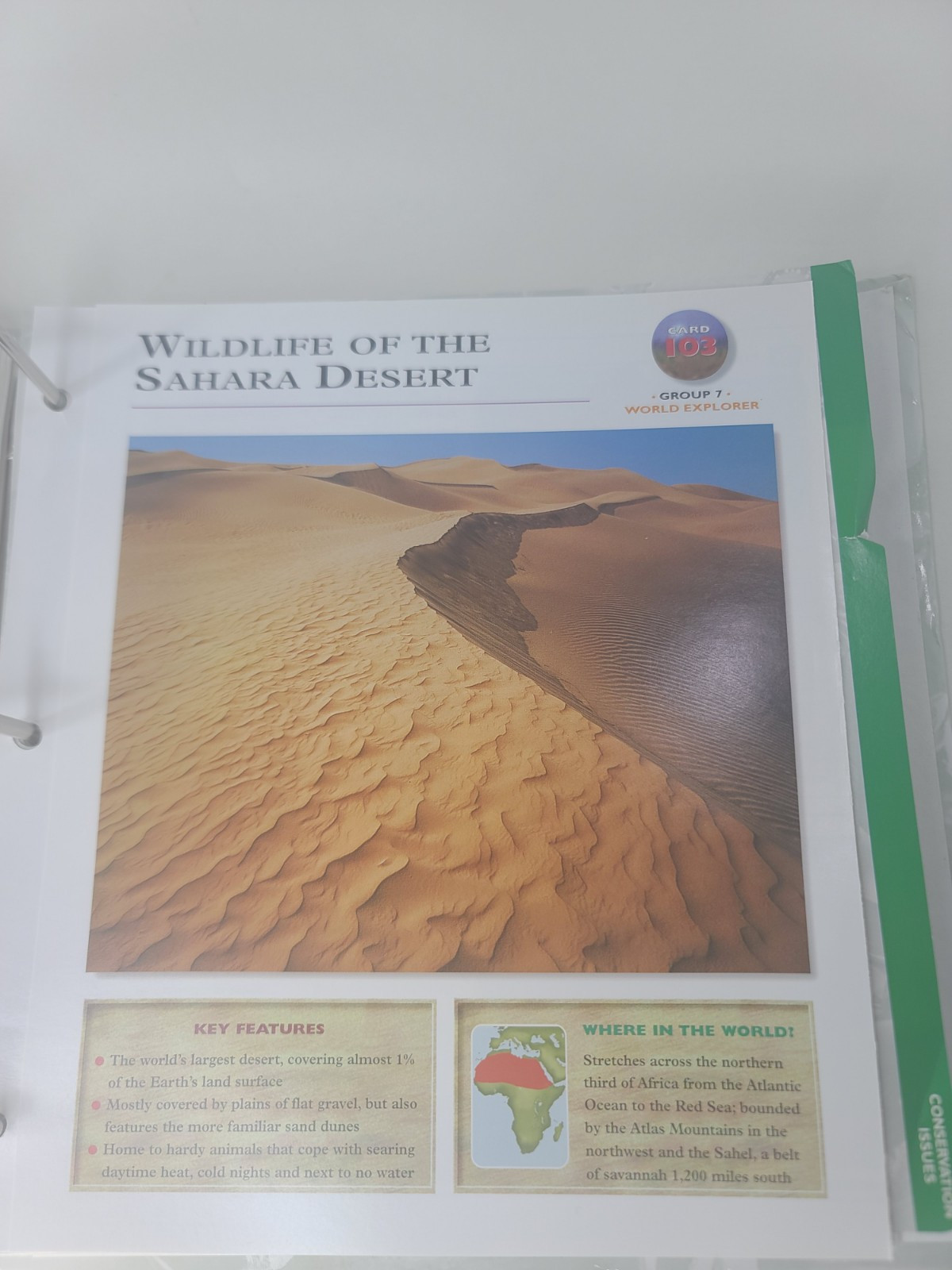 Wildlife Explorer Hard Binder 3 Groups over 254 BiFold Full Color Pages IMP Inc.