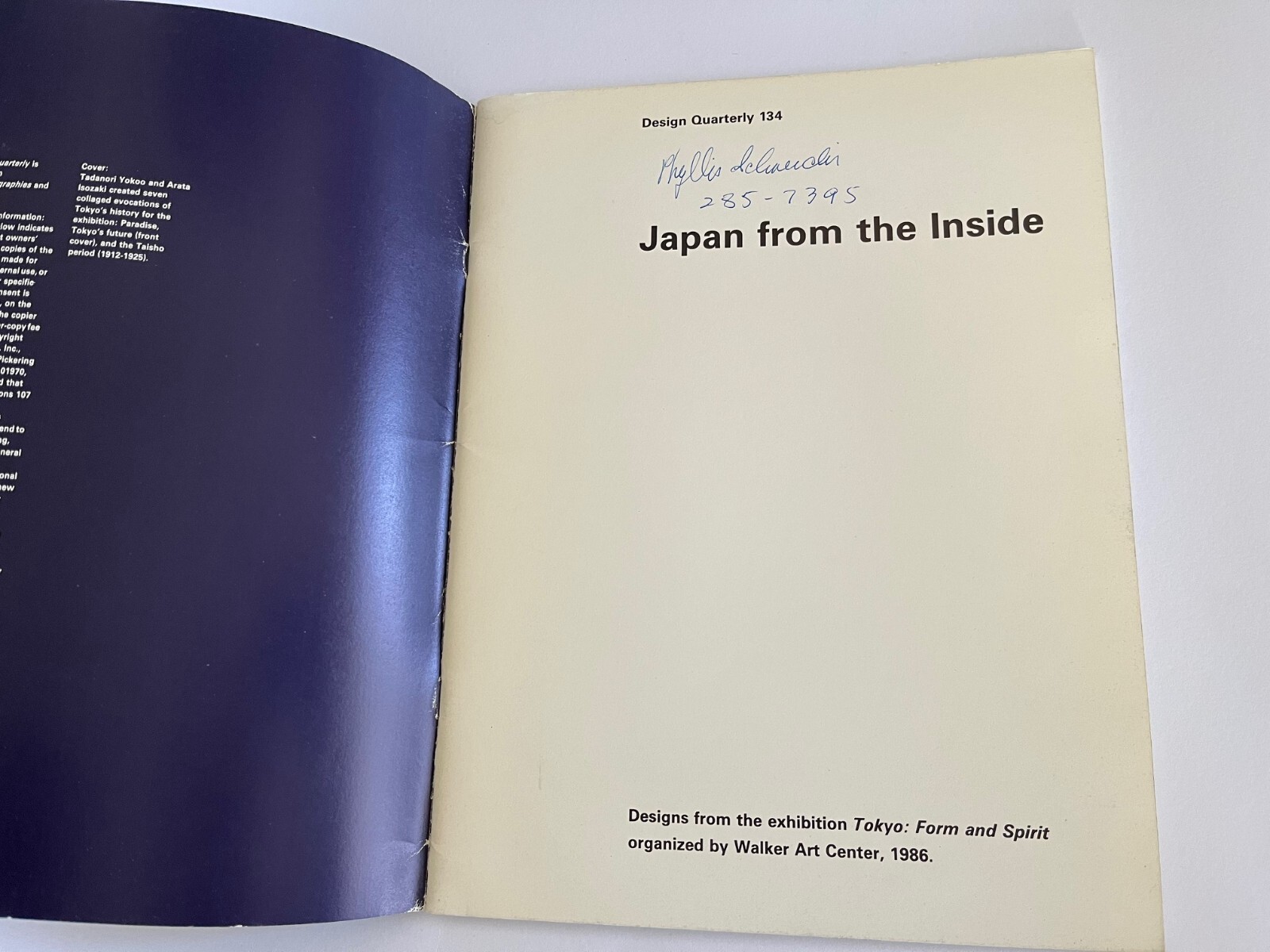 Japan from the Inside Mildred Friedman Design Quarterly 134