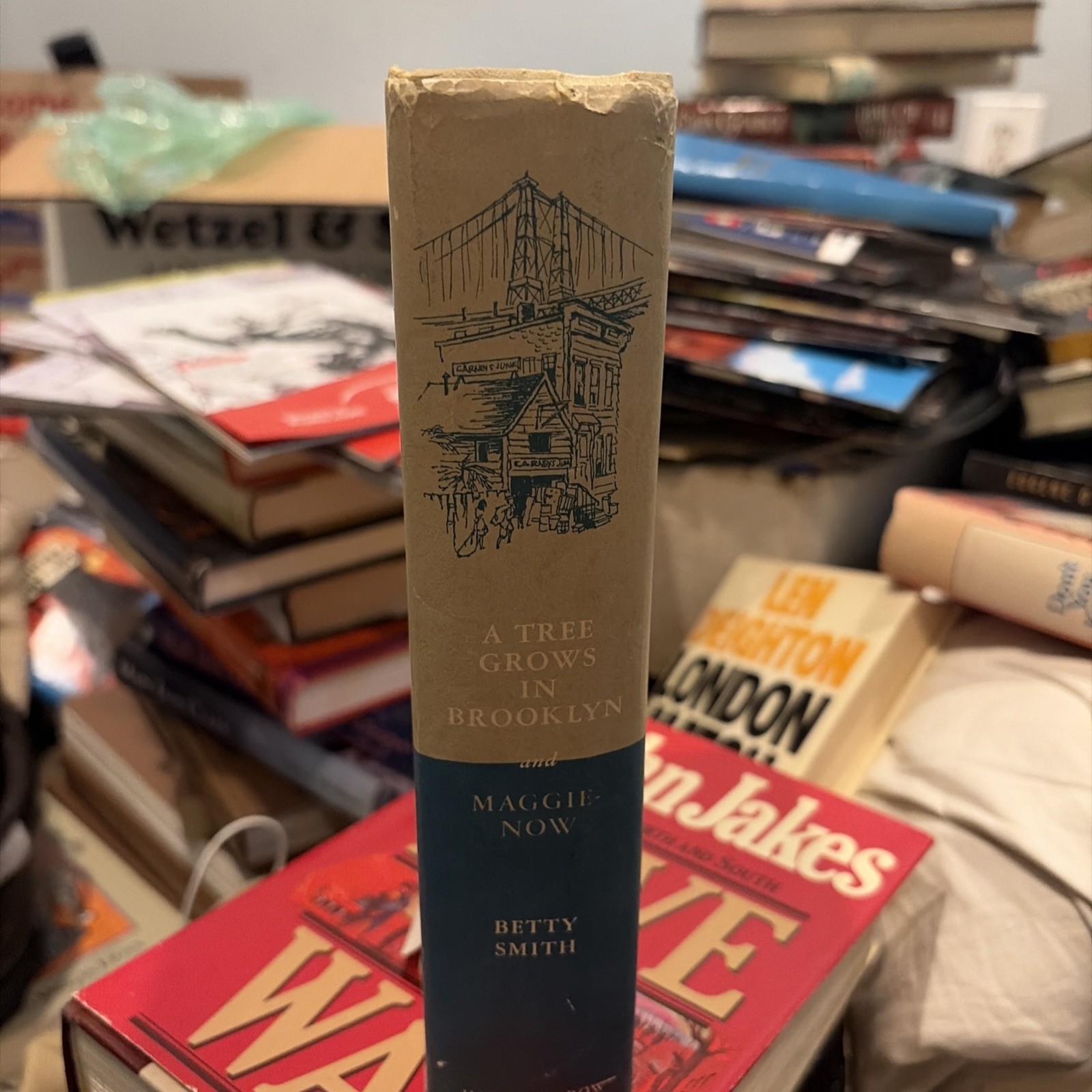 A Tree Grows in Brooklyn & Maggie-Now by Betty Smith 1947 HCDJ Book Club Edition