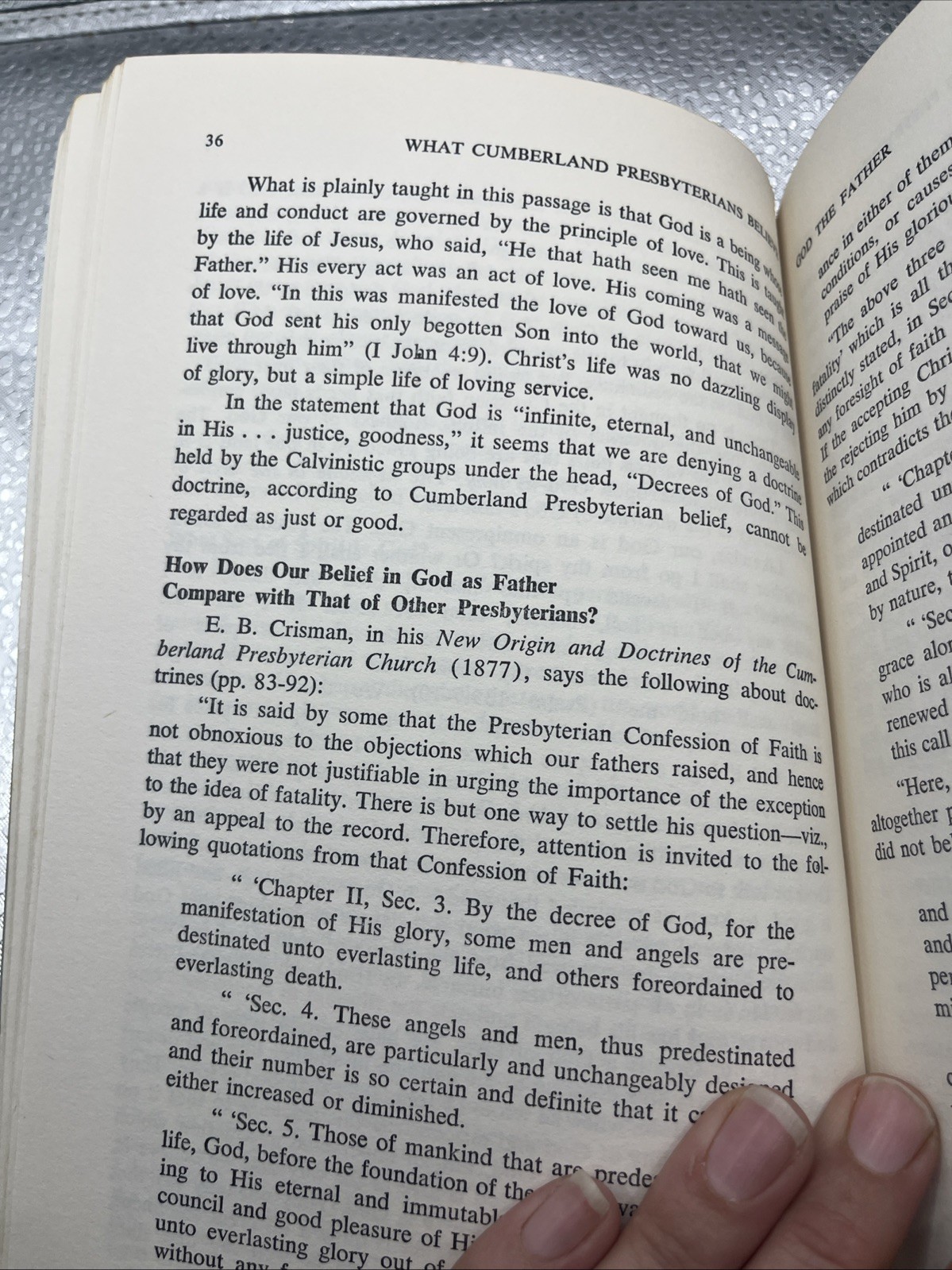 What Cumberland Presbyterians Believe by Ewell K Reagin 1964 Fourth Edition Book