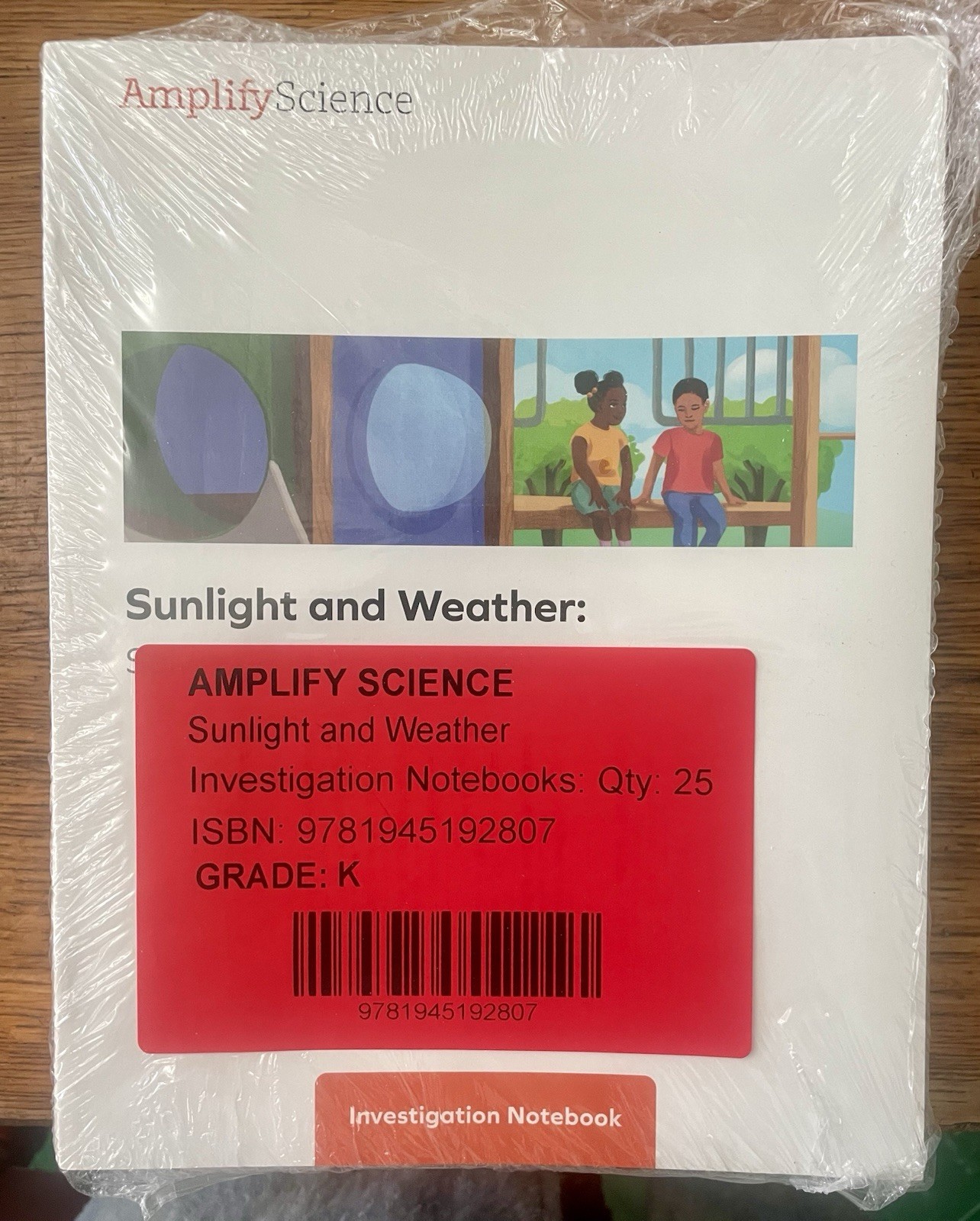 BRAND NEW Amplify Science SUNLIGHT and WEATHER Investigation Notebook GRADE K
