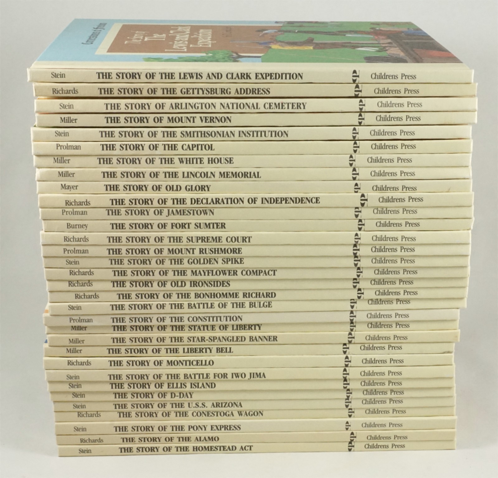 Cornerstones of Freedom Library Box Set of 32 Childrens Press Chicago ©1960s-70s