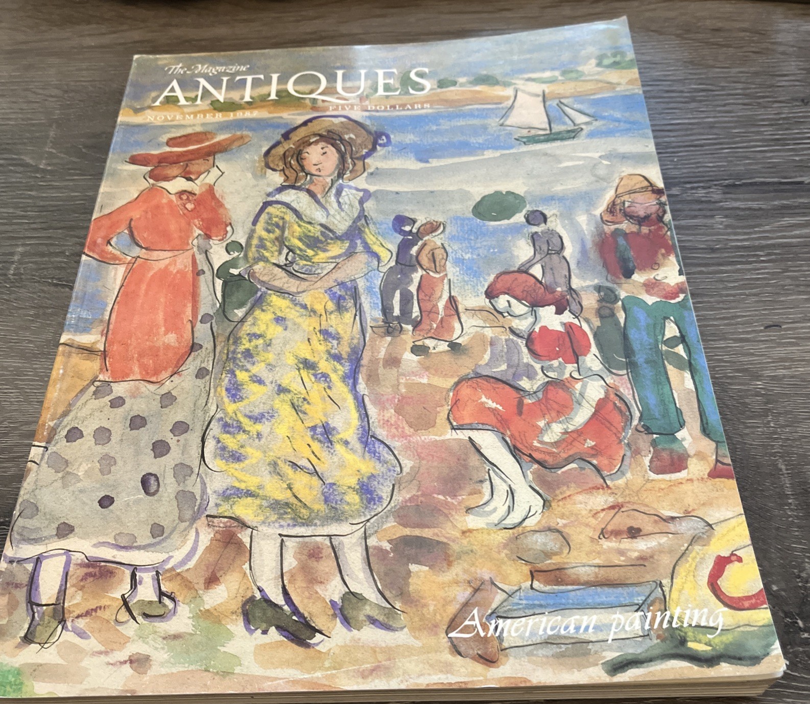 The Magazine Antiques-November 1987–Detail Of A Day Of Leisure-Prendergast